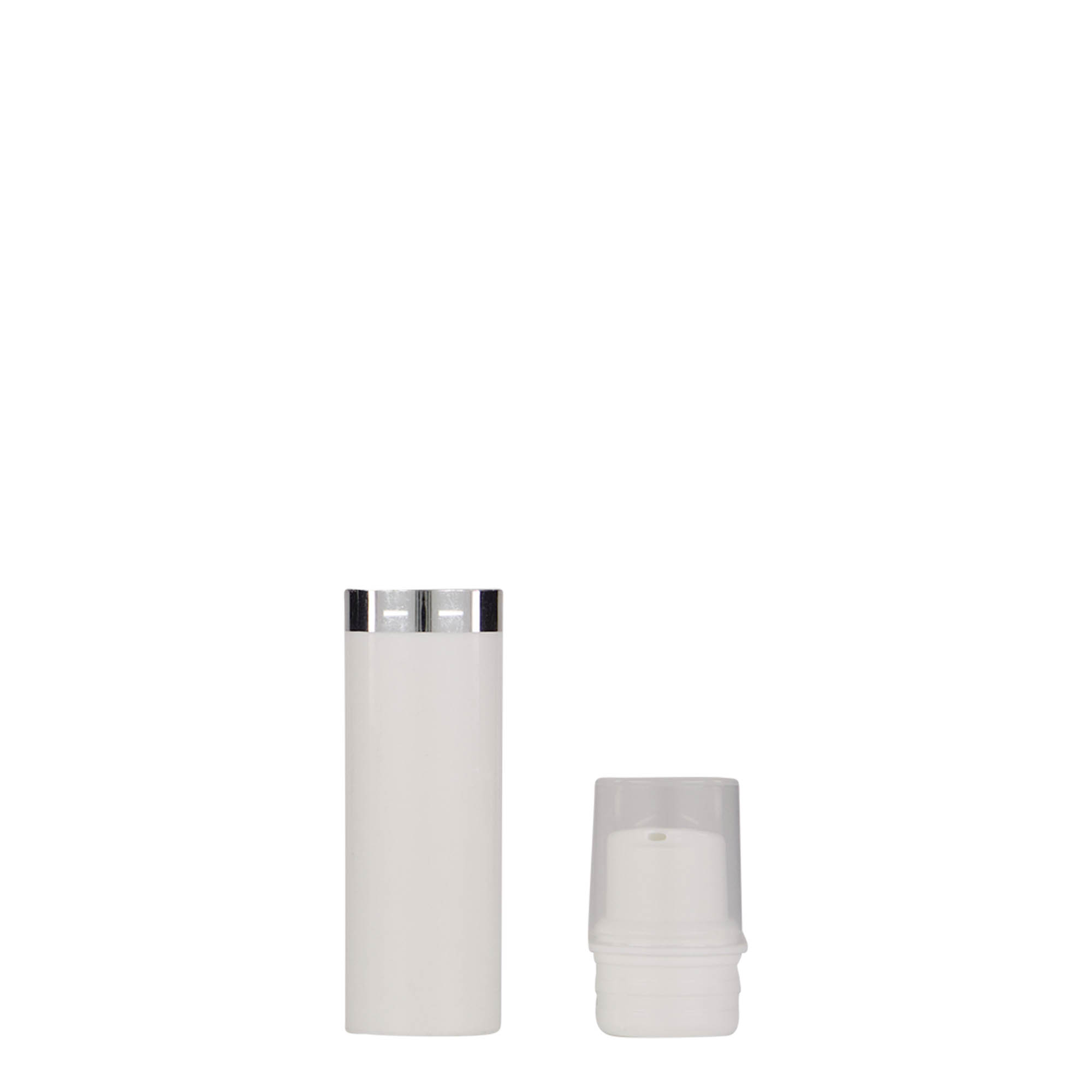 Dispensador Airless de 10 ml 'Nano', plástico PP, blanco Dispensador Airless de 10 ml 'Nano', plástico PP, blanco