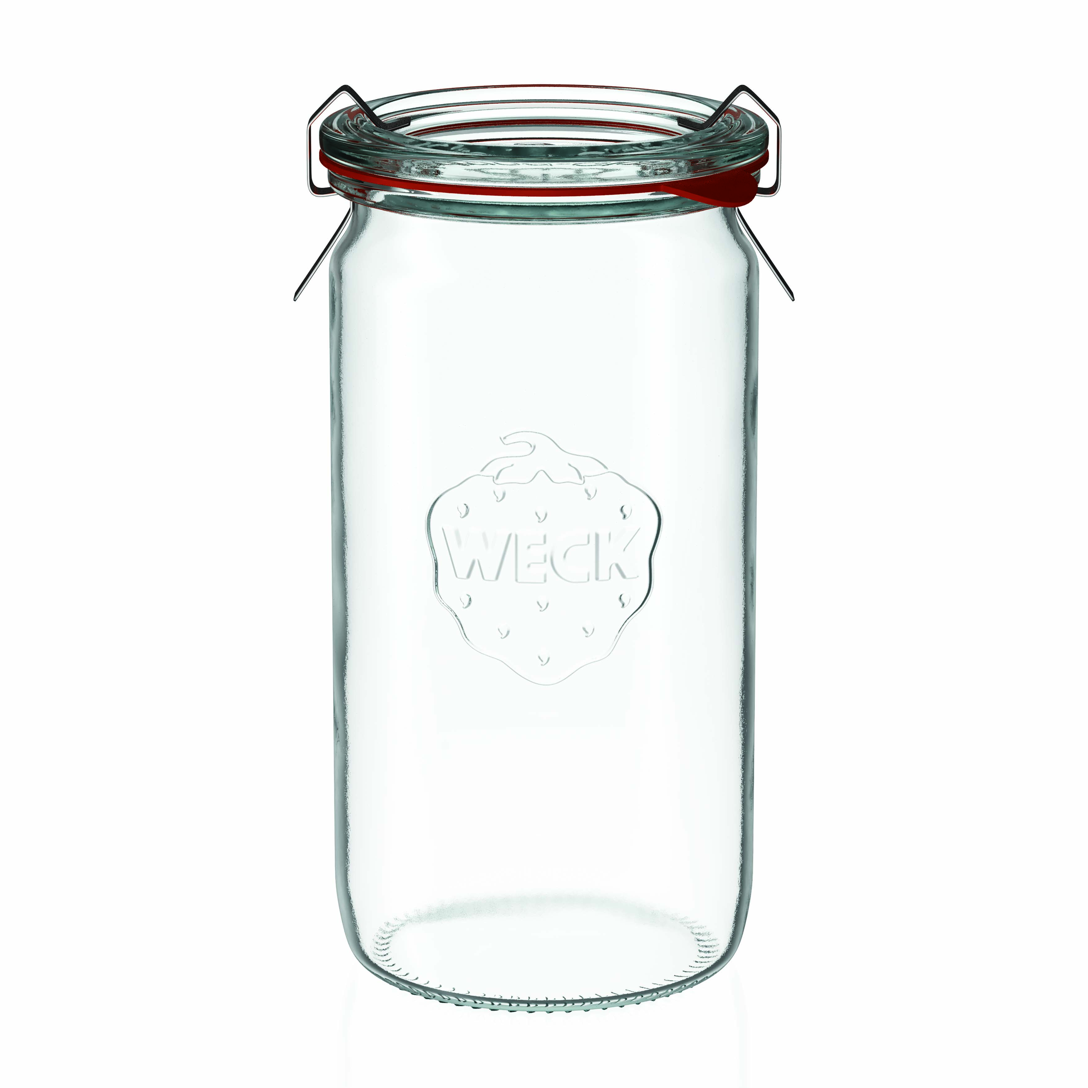 340 ml vaso cilíndrico WECK, boca: borde redondo