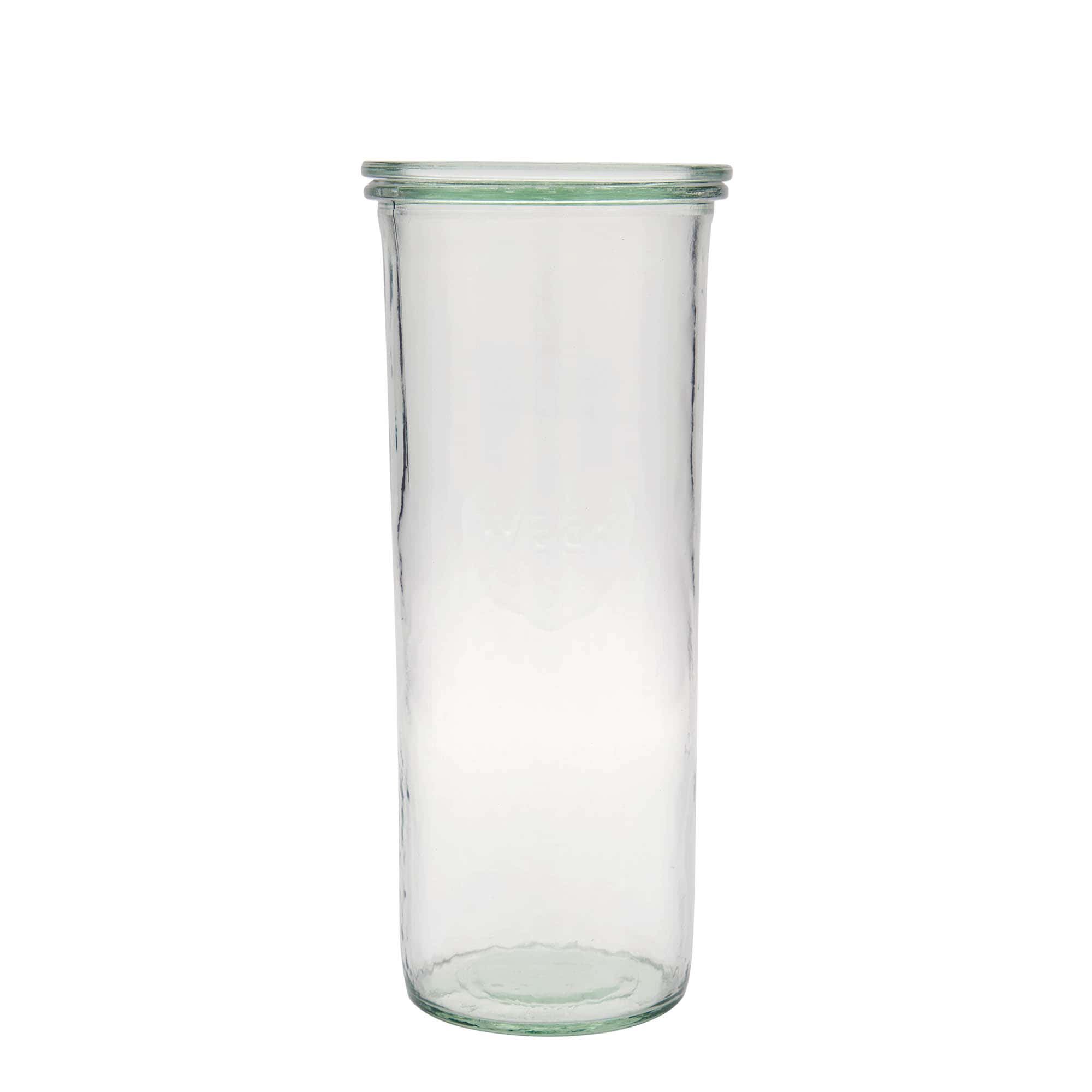 Tarro de vidrio cilíndrico WECK de 1500 ml, boca: borde redondo