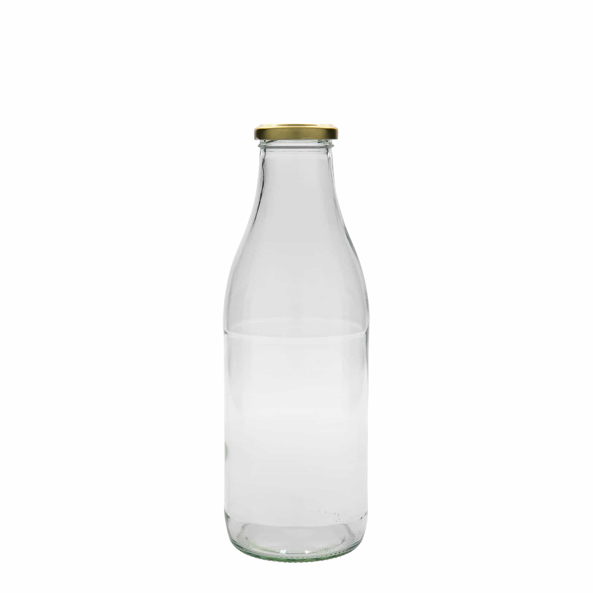 Botella de cuello ancho 'Lorenzo' de 1000 ml, boca: Twist-Off (TO 48)