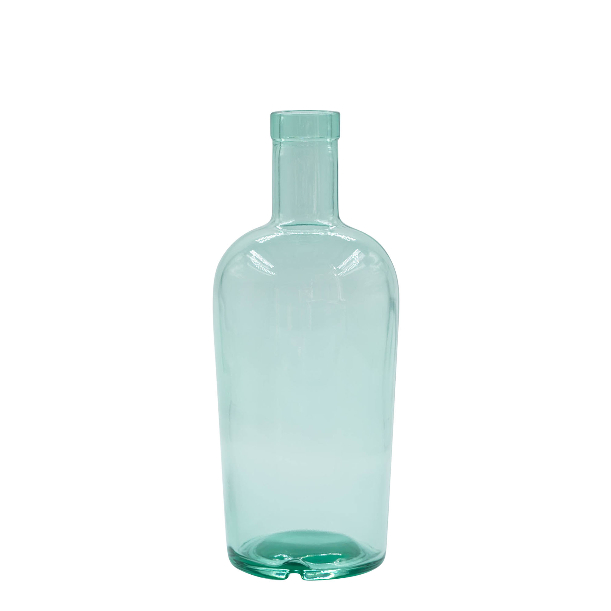 Botella de vidrio de 700 ml «Teo Light», boca: corcho