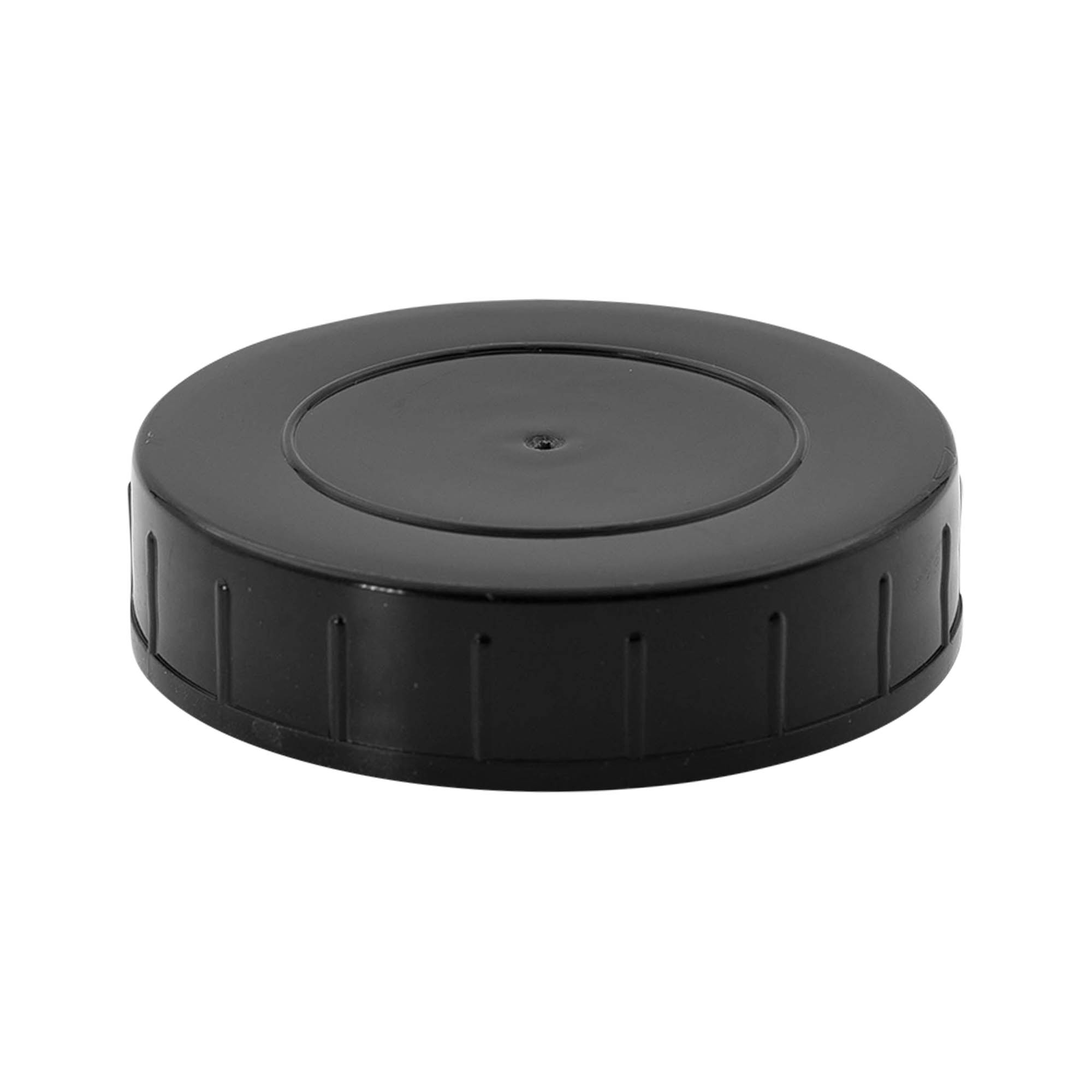 Tapa roscada, plástico PP, negro, para boquilla: DIN 68