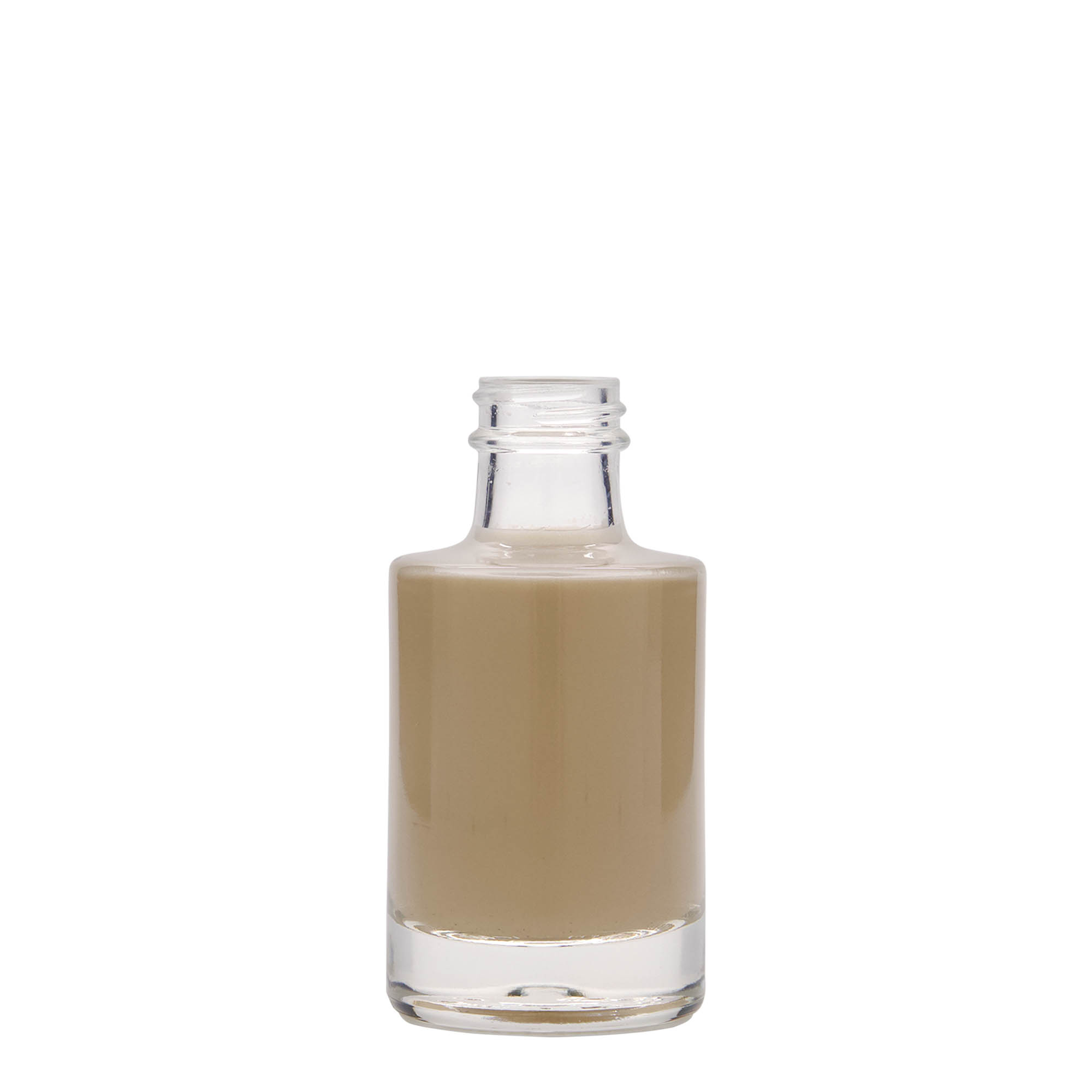 Botella de vidrio de 100 ml 'Aventura', boca: GPI 28 Botella de vidrio de 100 ml 'Aventura', boca: GPI 28
