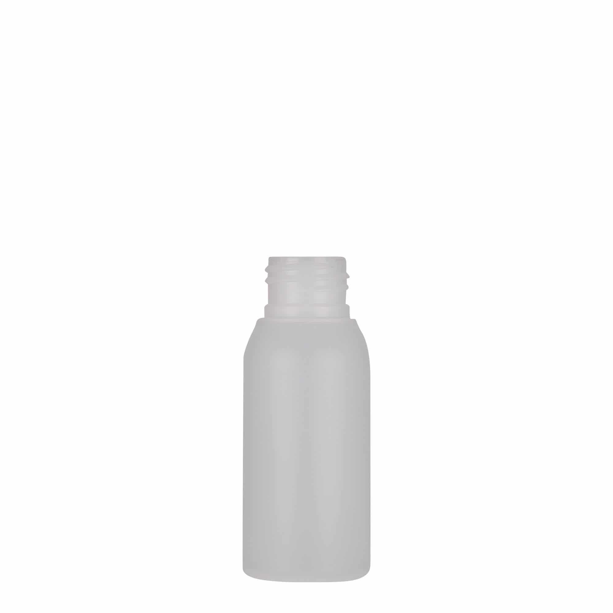 Botella de plástico 'Tuffy' de 50 ml, HDPE, natural, boca: GPI 24/410 Botella de plástico 'Tuffy' de 50 ml, HDPE, natural, boca: GPI 24/410