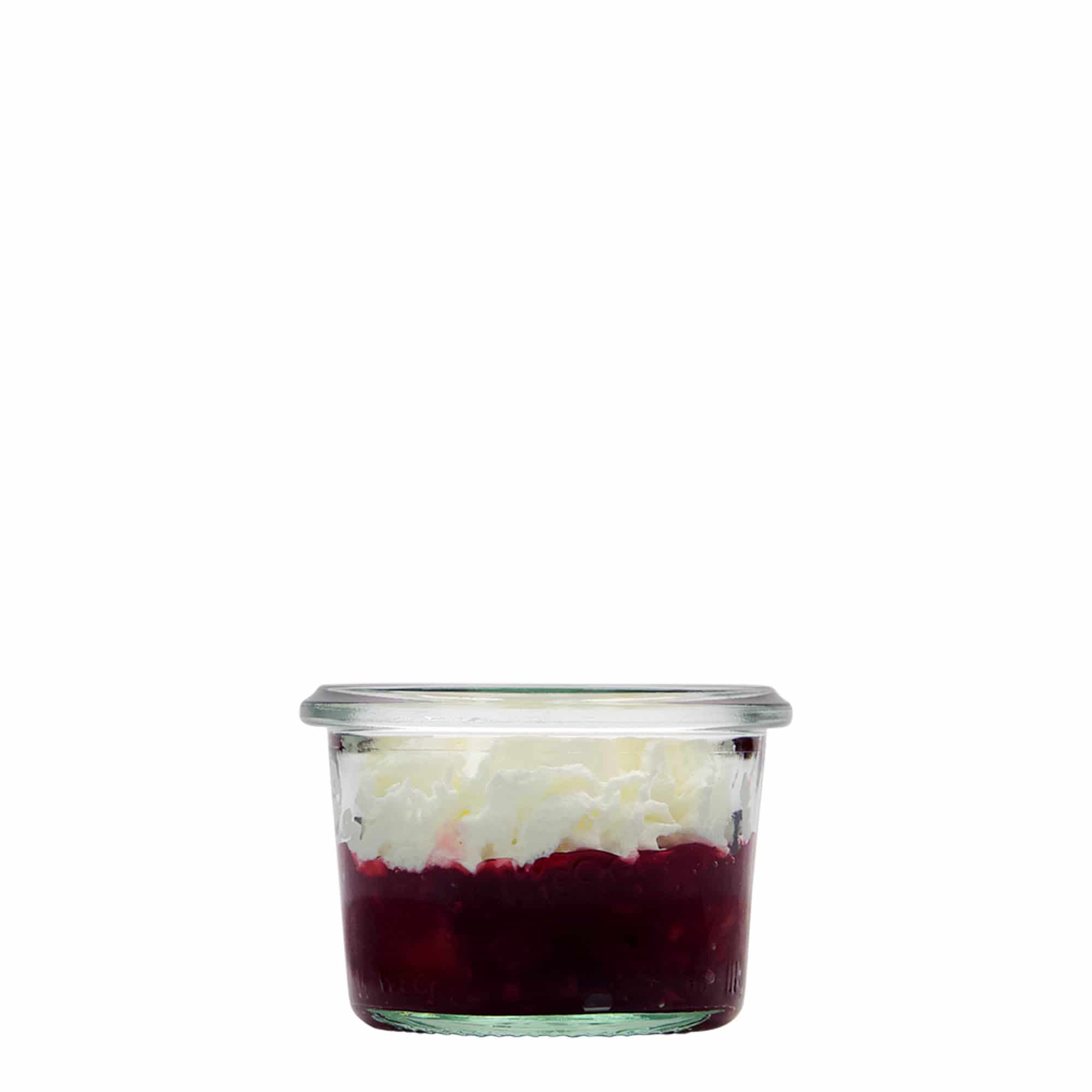 80 ml tarro WECK con boca: borde redondo