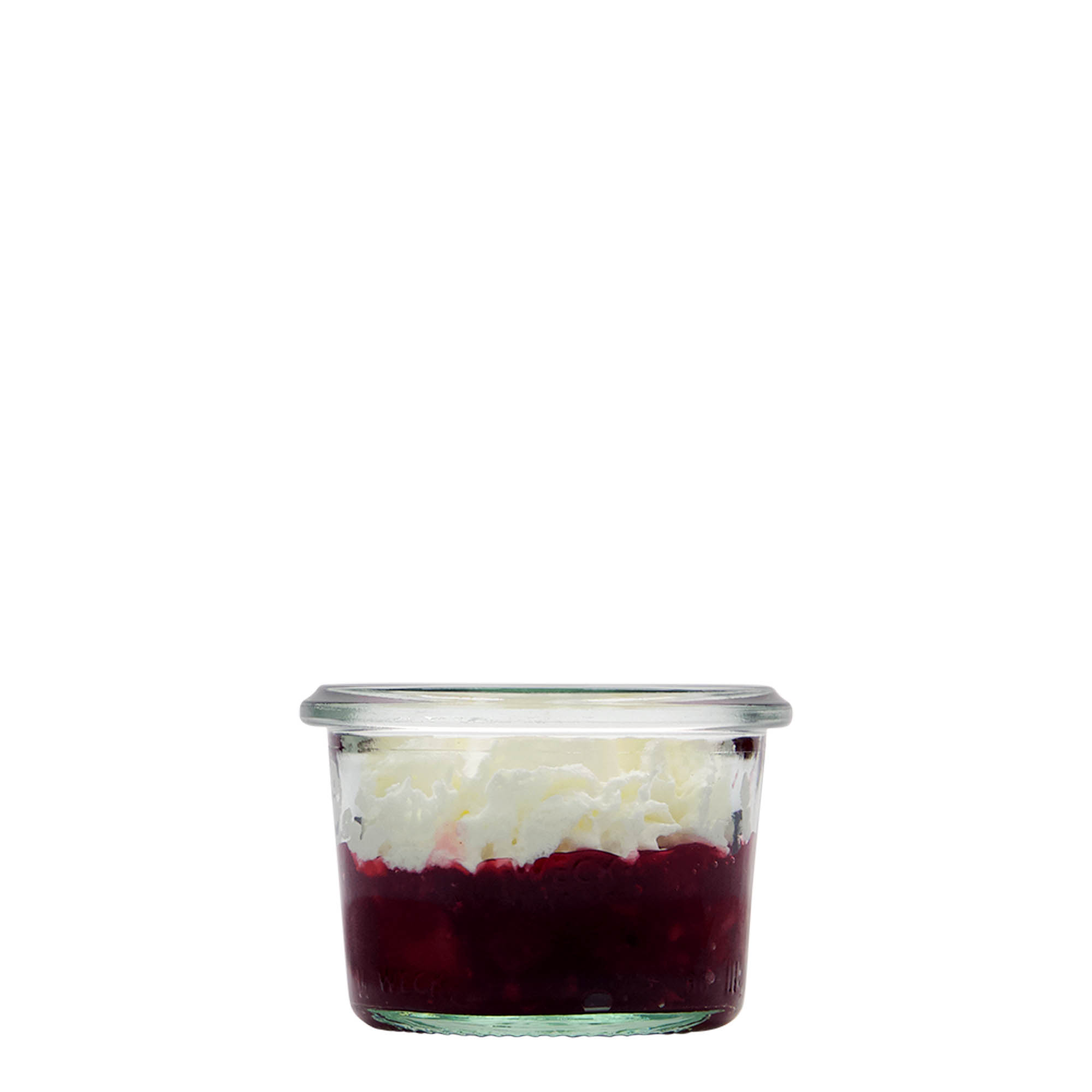 80 ml tarro WECK con boca: borde redondo