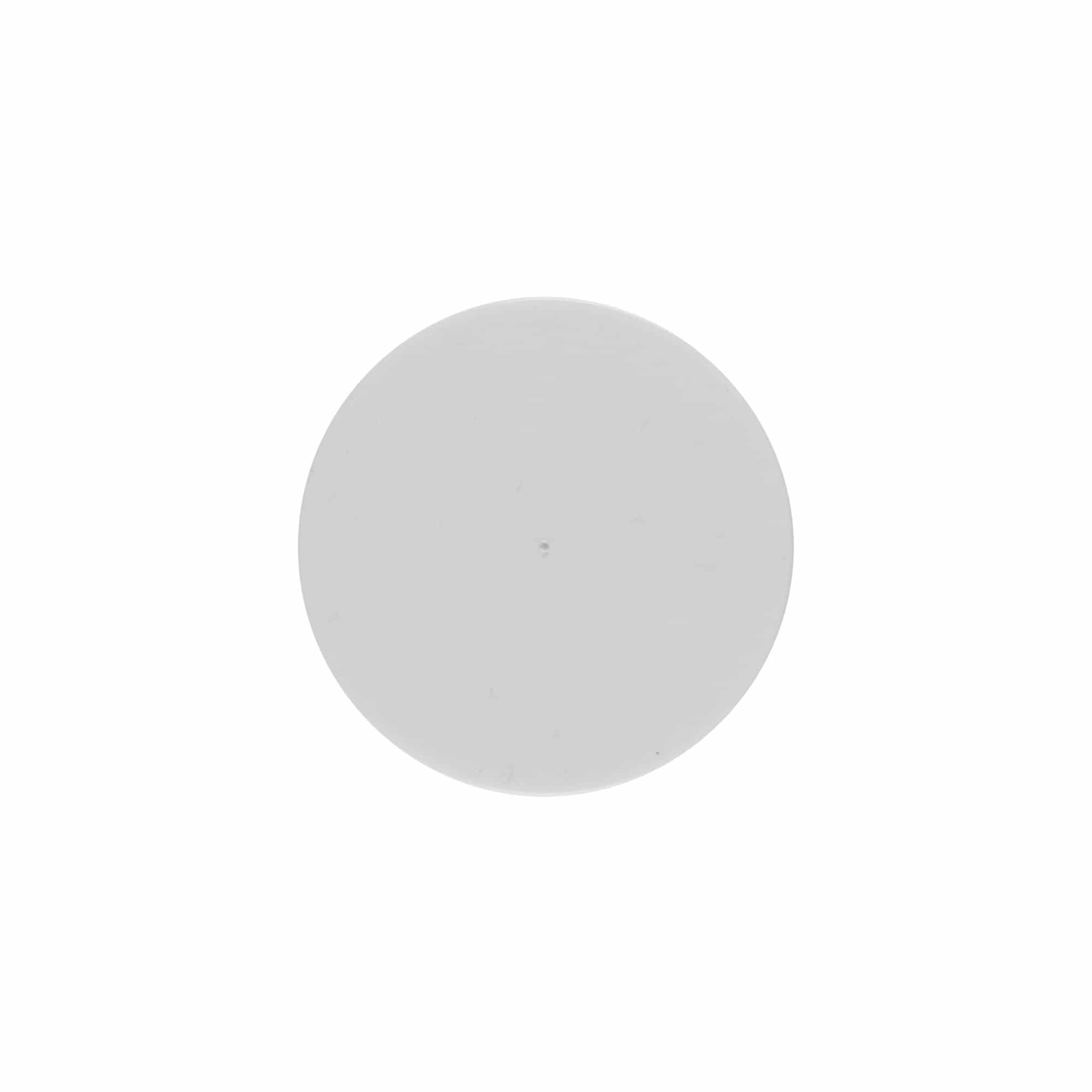 Disco de cubierta para 30 ml 'Bianca', plástico PP, blanco