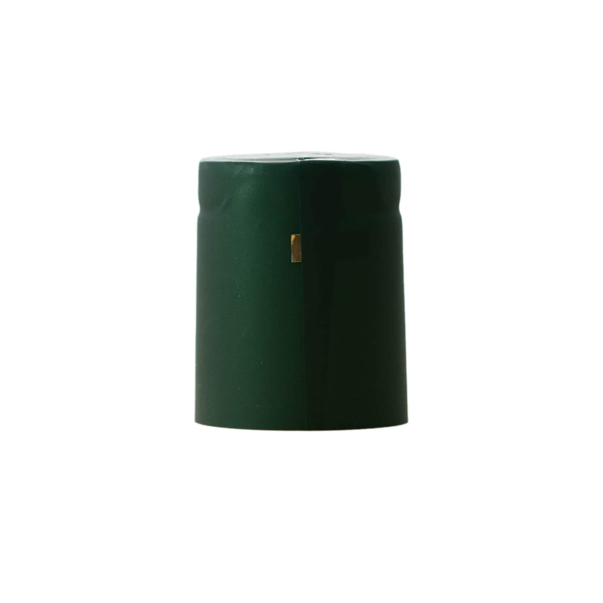 Capsula retráctil 32x41, plástico PVC, verde oscuro