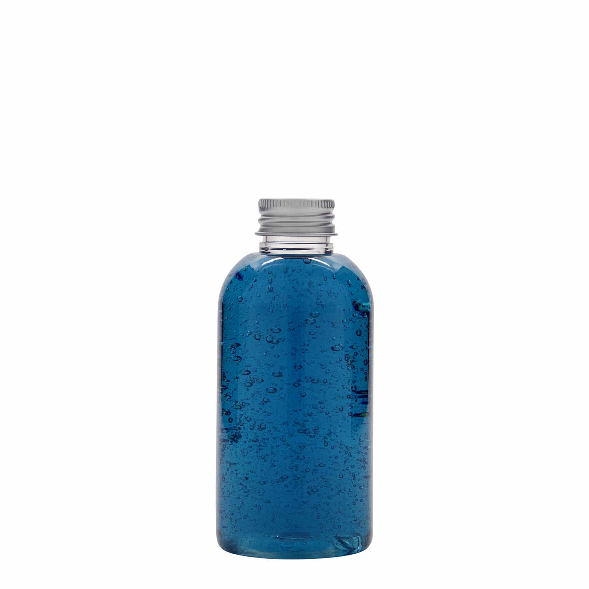 Botella de PET 'Boston' de 150 ml, plástico, boca: 24/410