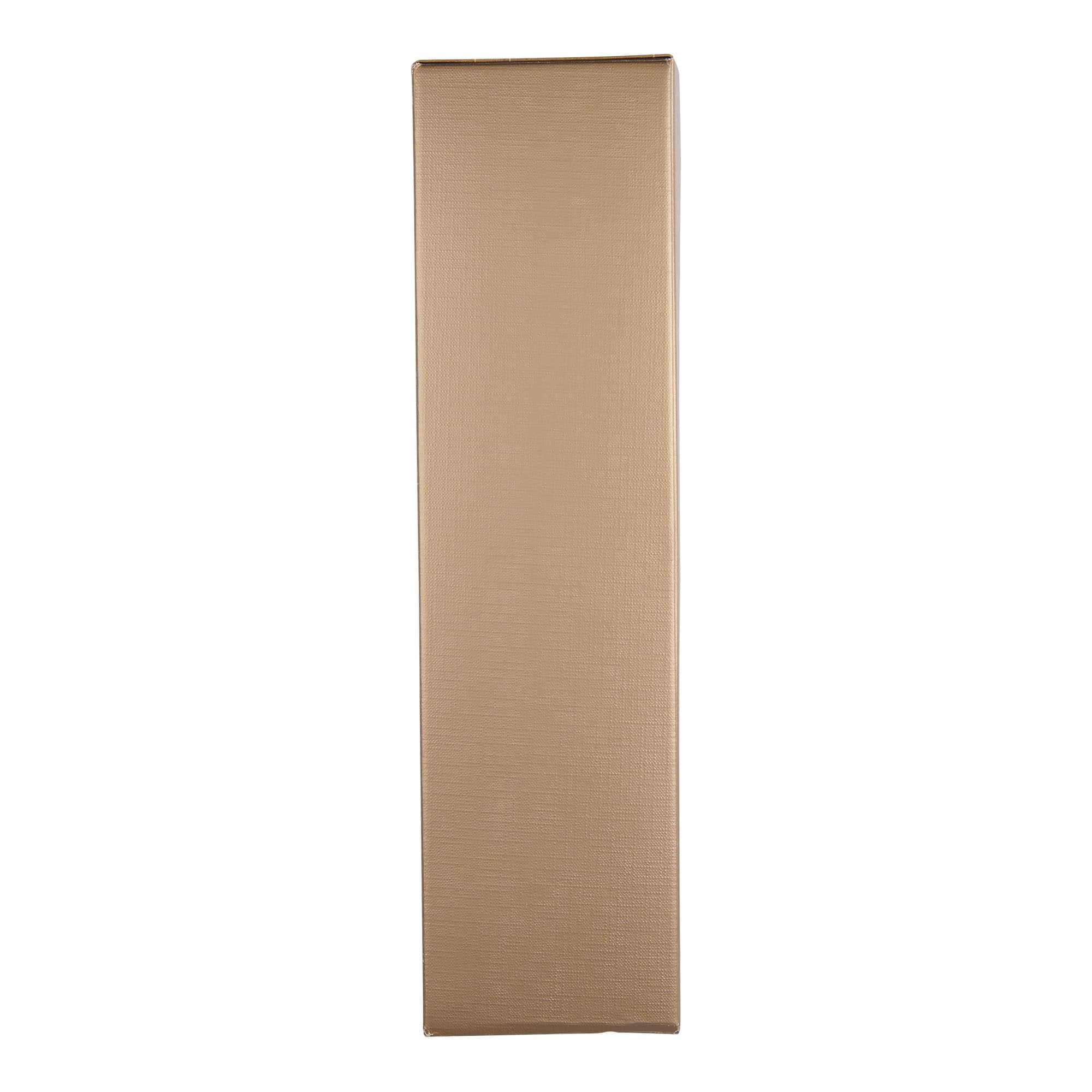Caja de regalo 'Metálica', rectangular, cartón, champán Caja de regalo 'Metálica', rectangular, cartón, champán