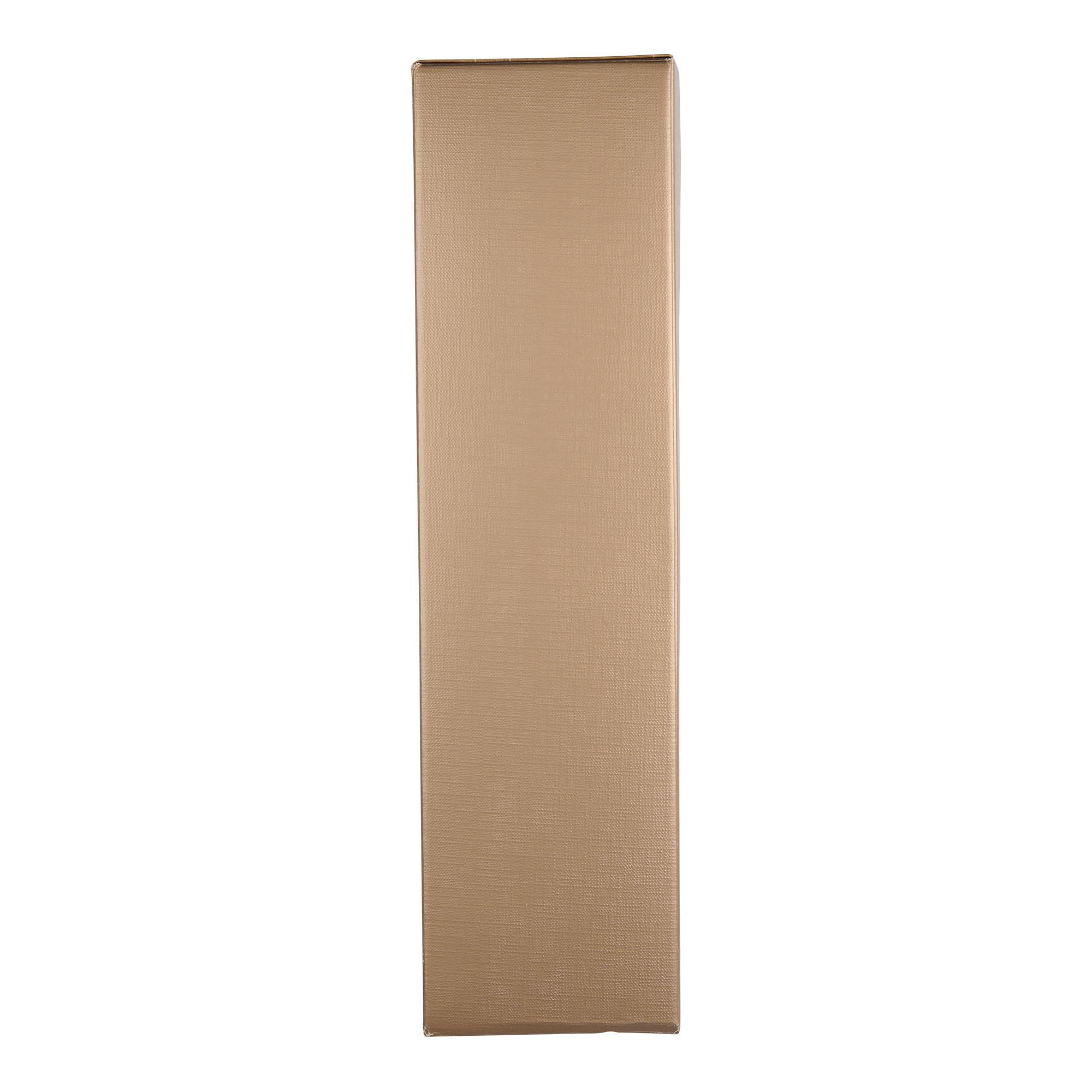 Caja de regalo 'Metálica', rectangular, cartón, champán