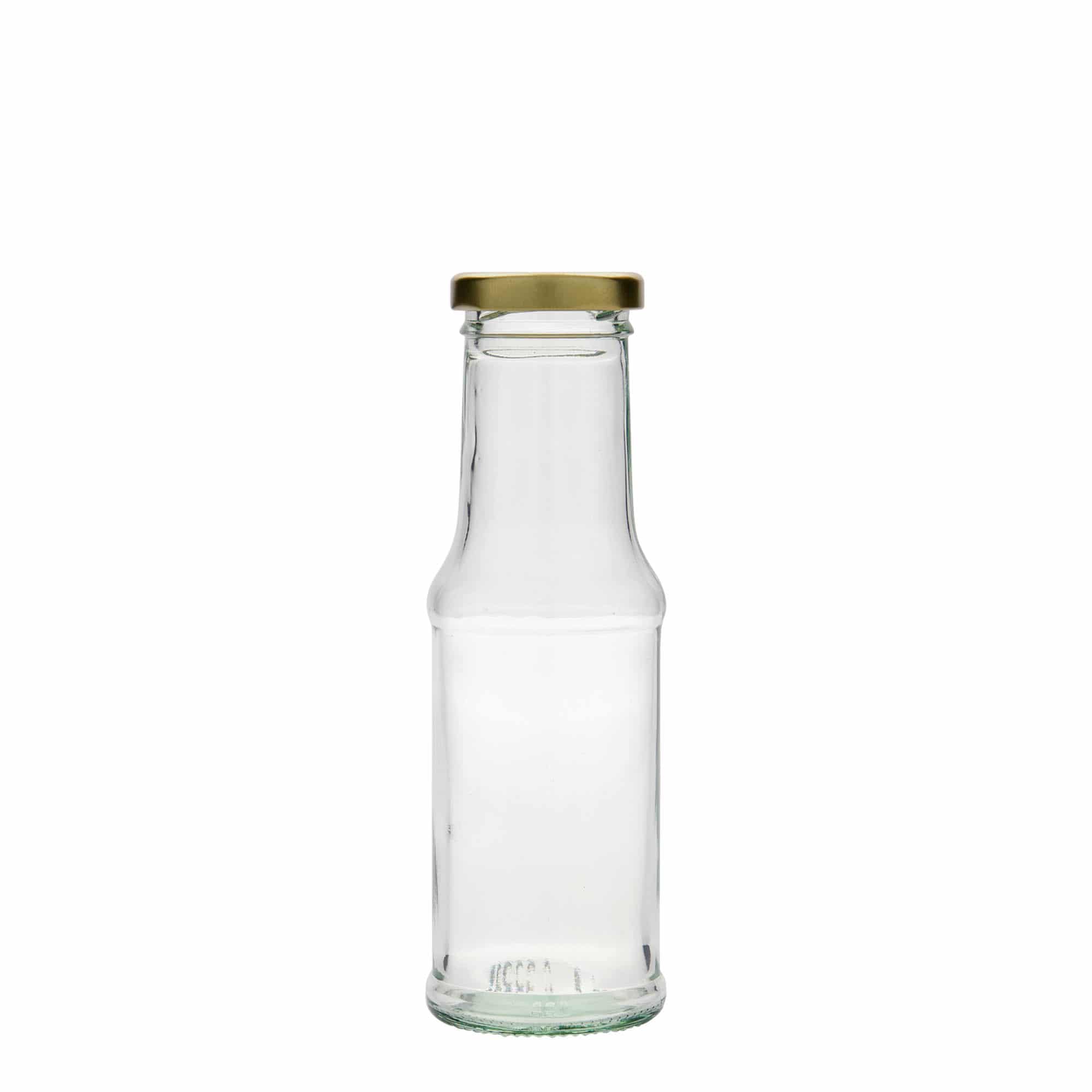 Botella para salsa de 200 ml, vidrio, boca: Twist-off (TO 43)