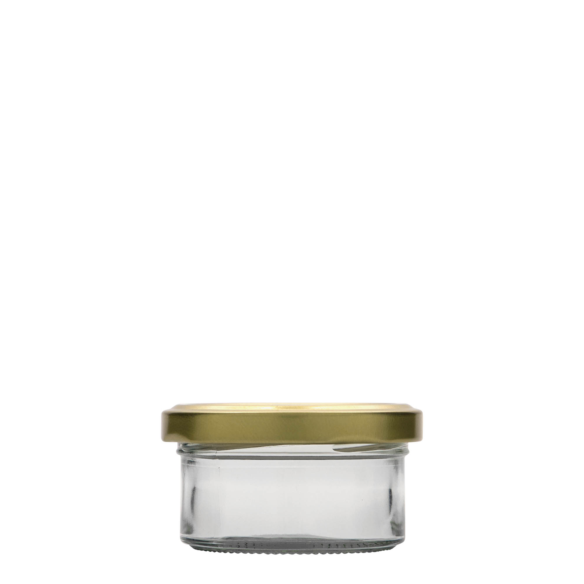 70 ml frasco bajo con borde, boca: Twist-Off (TO 66)