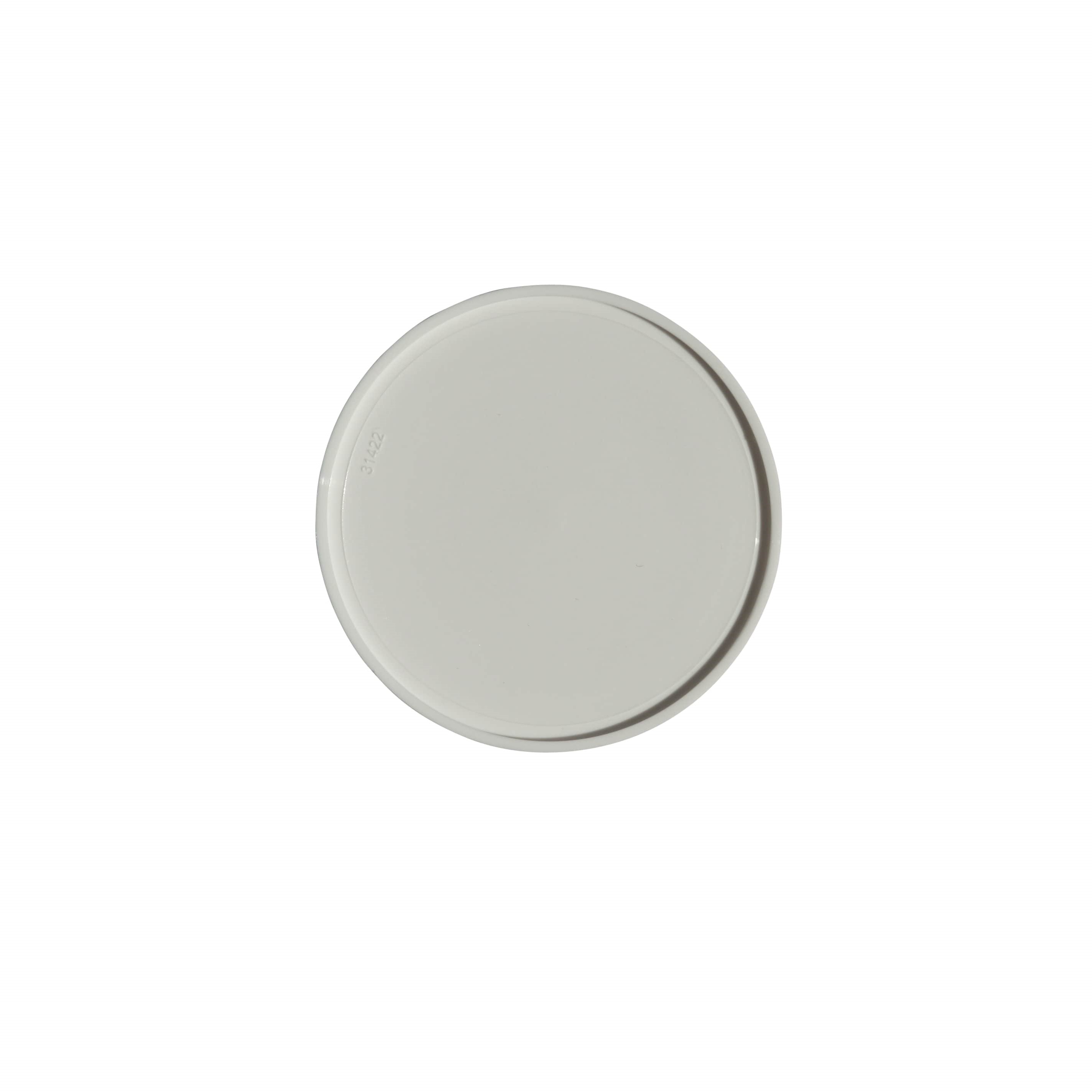 Tapa de protección para 'Bianca' de 30 ml, plástico de PP, blanco Tapa de protección para 'Bianca' de 30 ml, plástico de PP, blanco