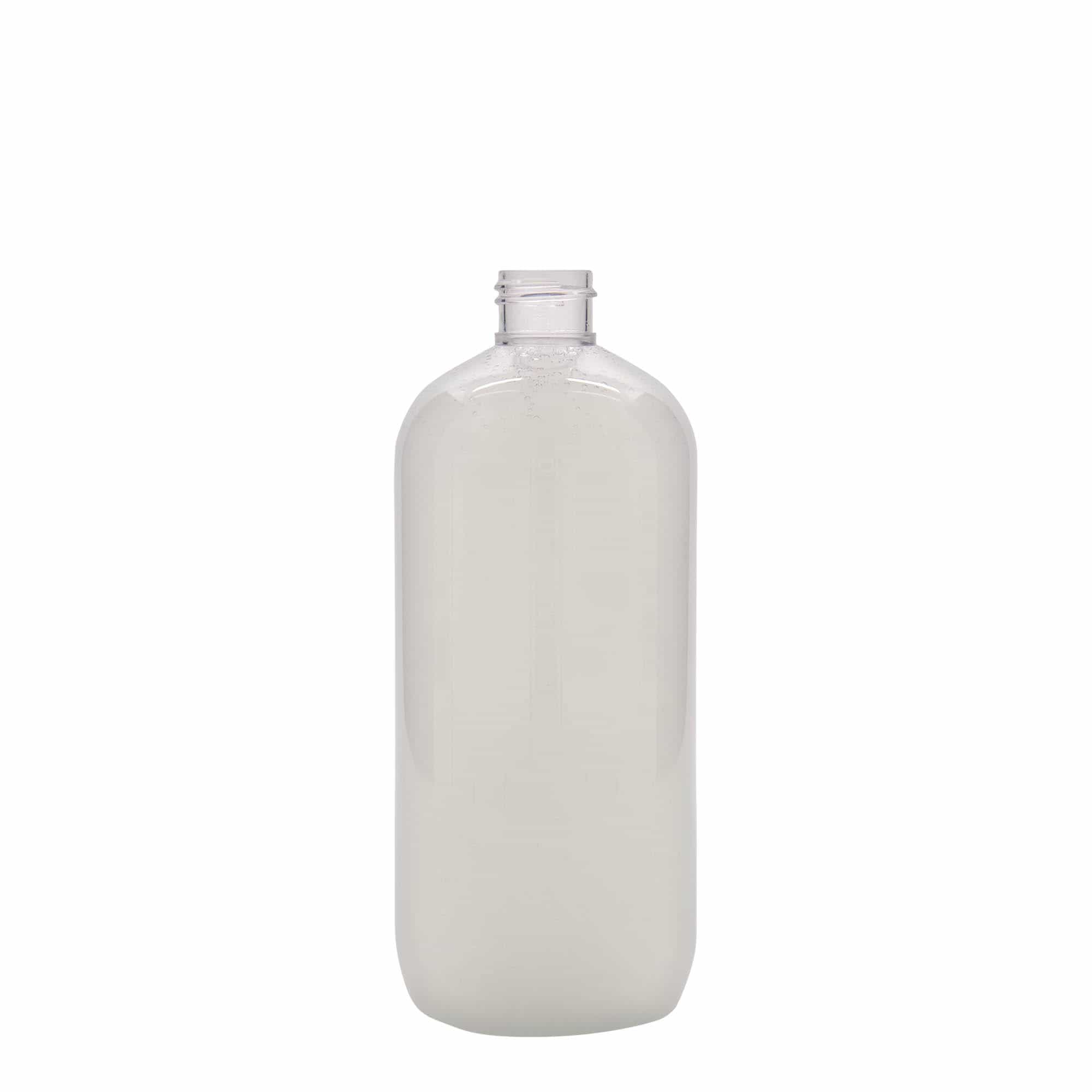 Botella de PET 'Boston' de 500 ml, plástico, boca: GPI 24/410