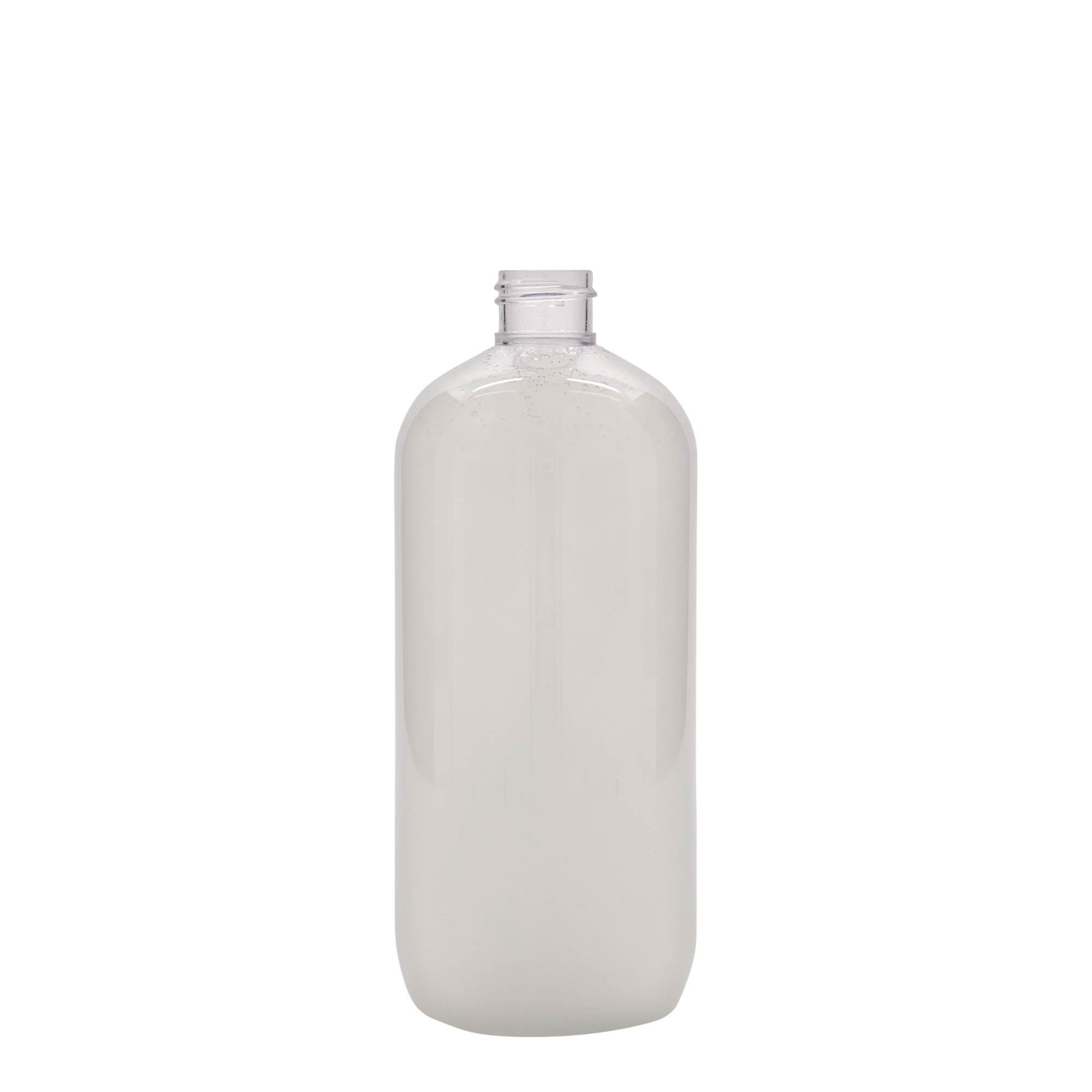 Botella PET de 500 ml 'Boston', plástico, boca: 24/410