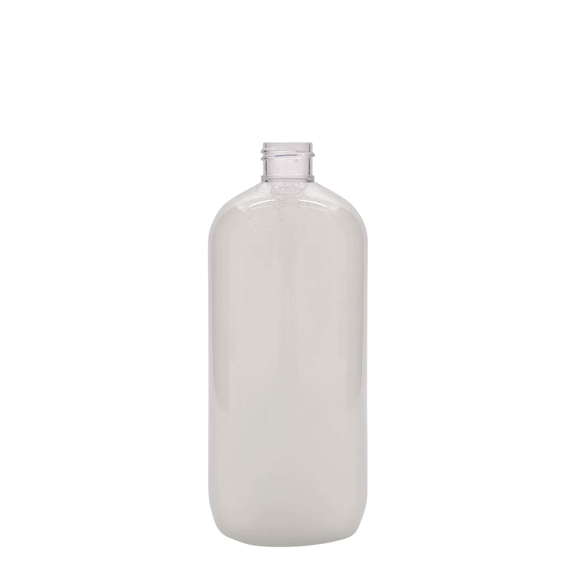 Botella PET de 500 ml «Boston», plástico, boca: 24/410
