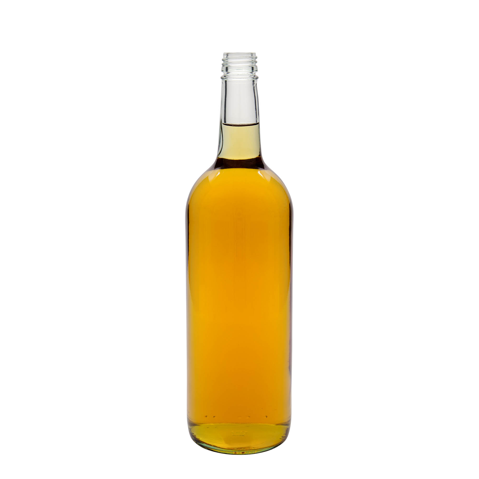 1.000 ml botella universal, vidrio, boca: PP 28