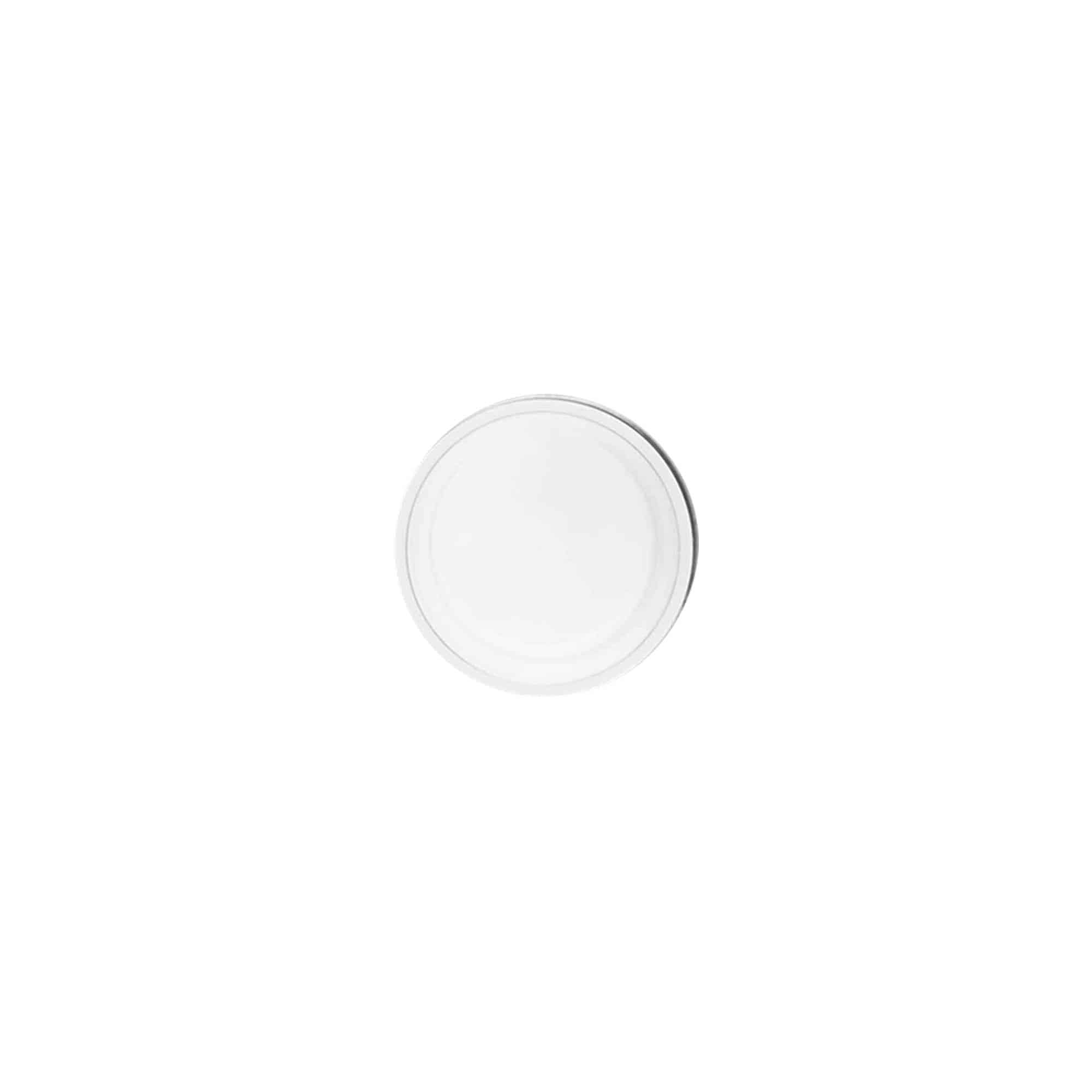 Dispensador Airless con cabezal de bombeo 'Nano', plástico de PP, blanco