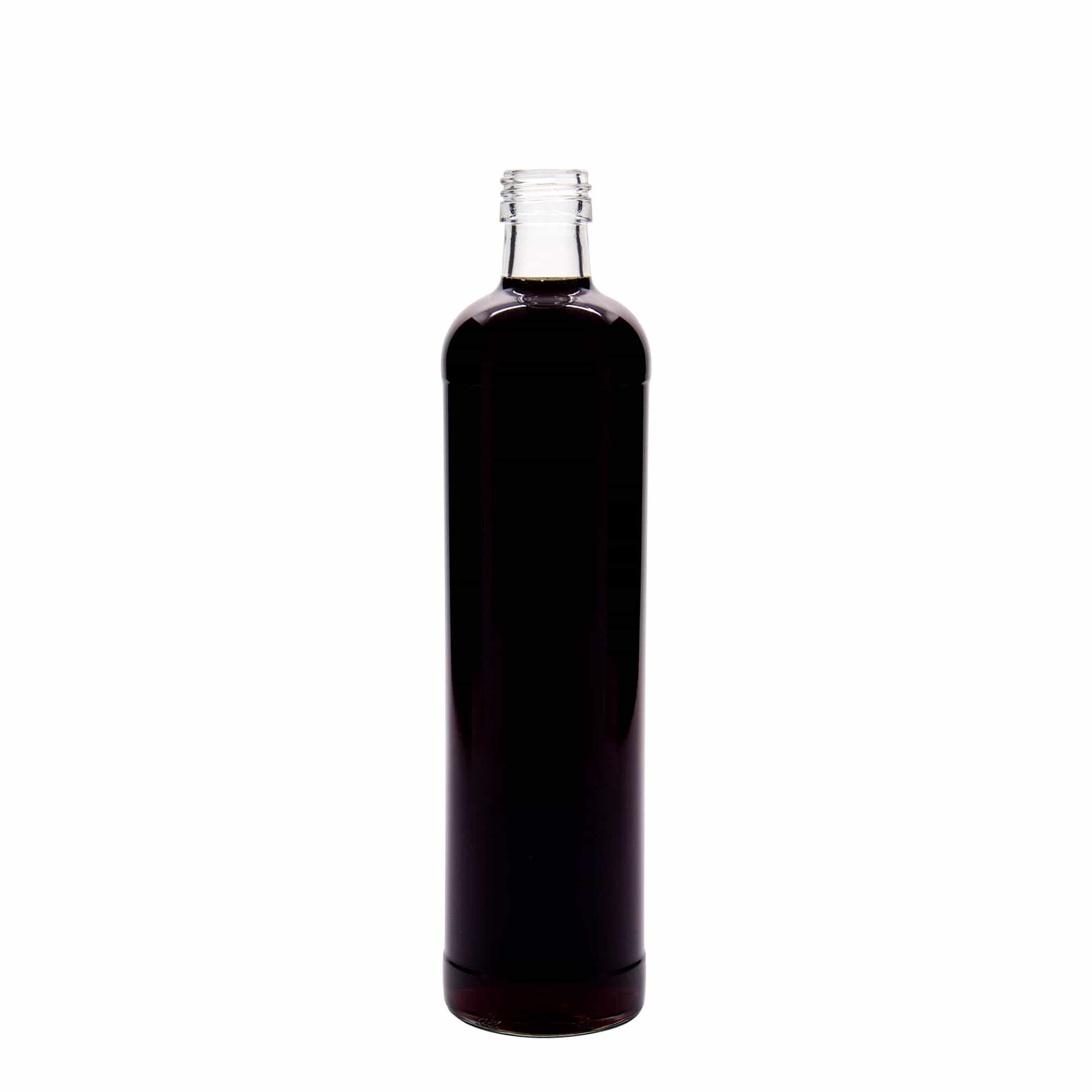 Botella de jarra de 500 ml, vidrio, boca: PP 28