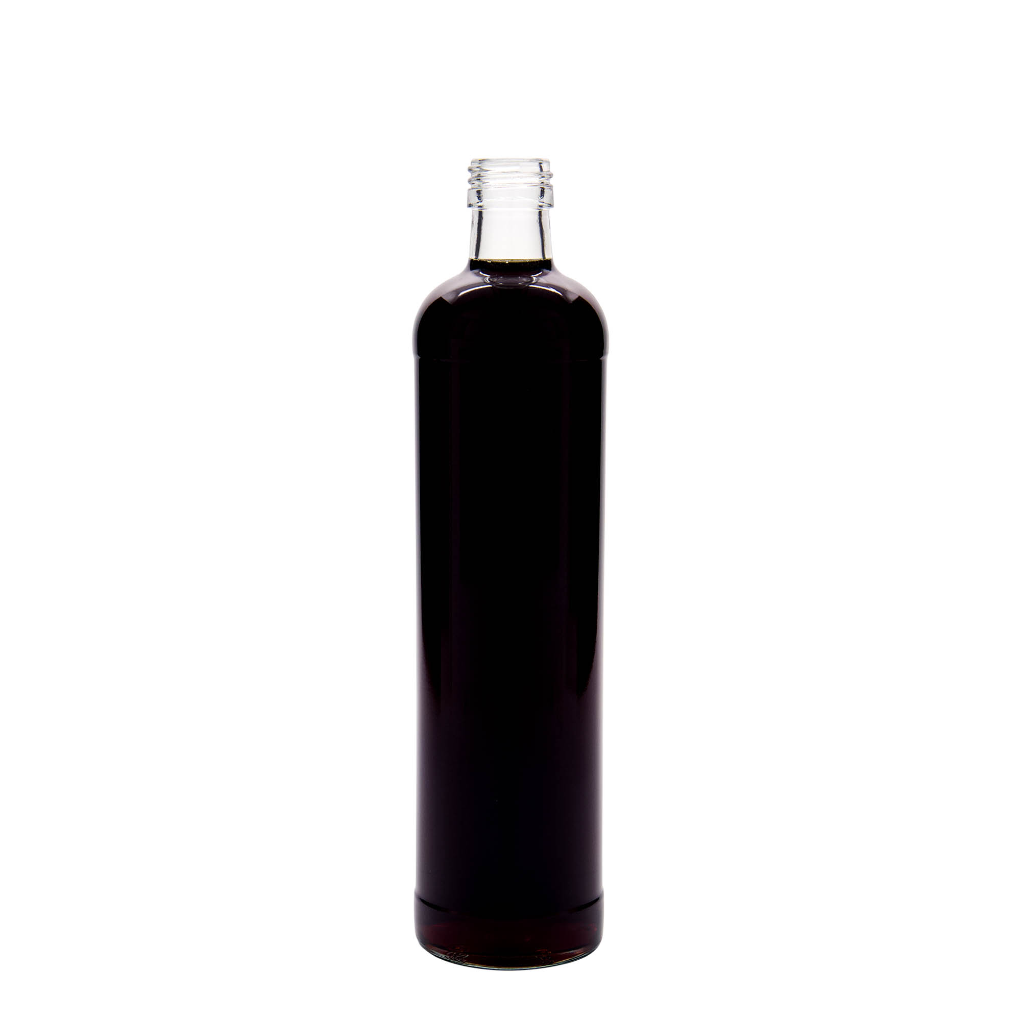 Botella de jarra de 500 ml, vidrio, boca: PP 28