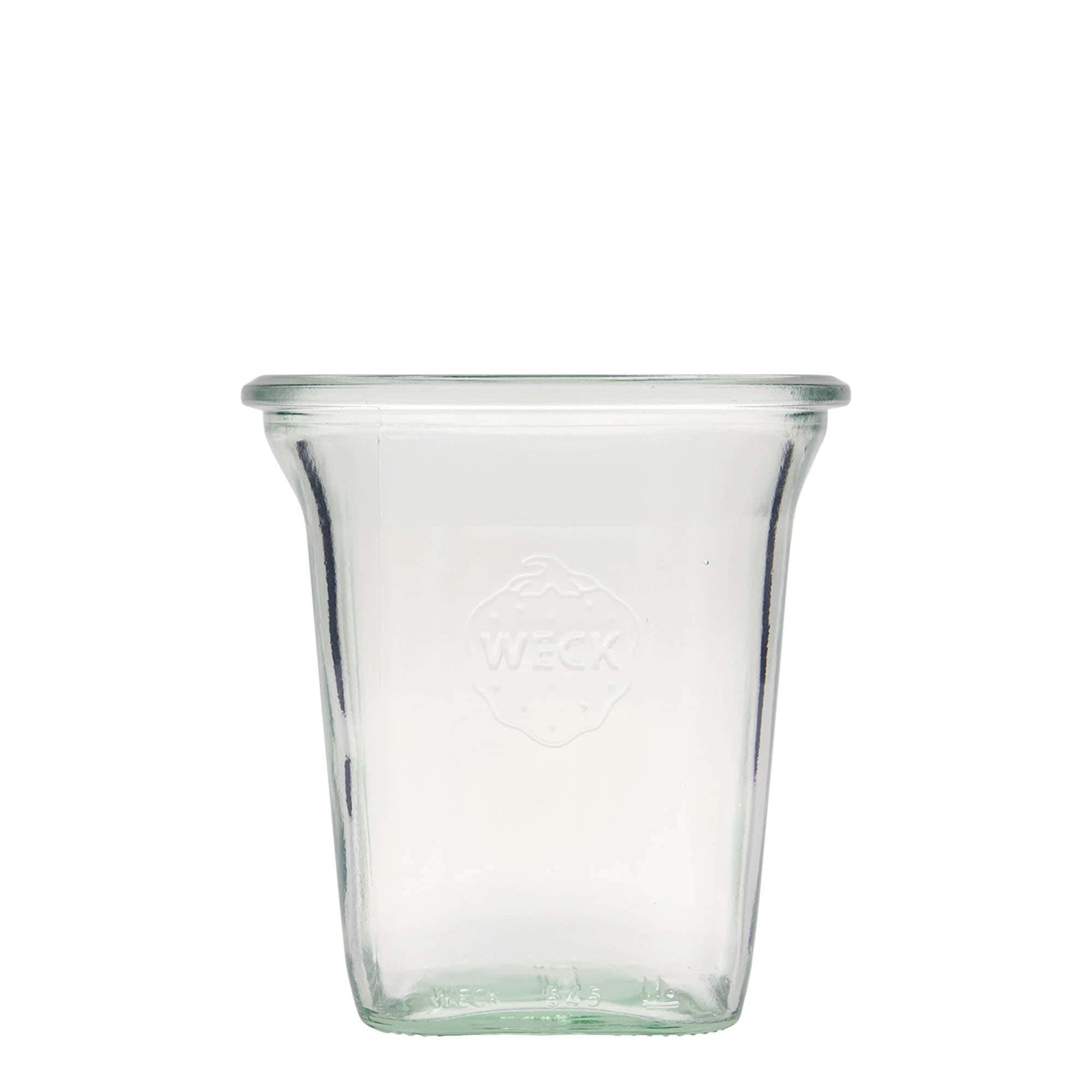 Tarro Quadro WECK de 545 ml, cuadrada, boca: borde redondo
