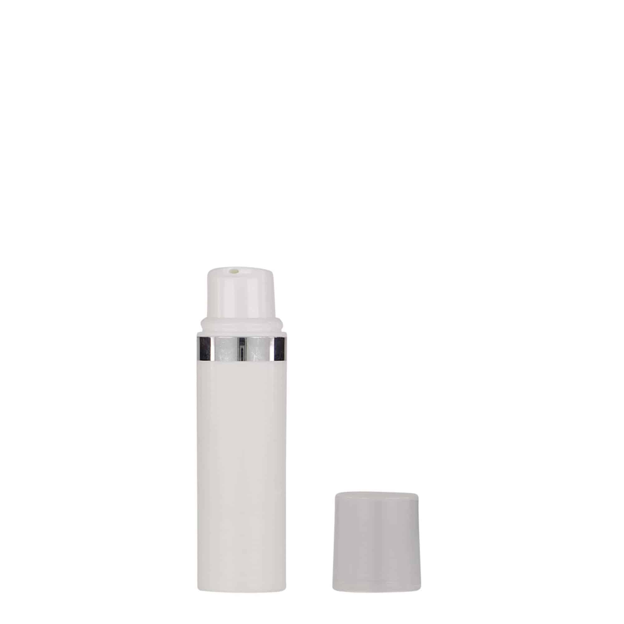 Dispensador Airless de 10 ml 'Nano', plástico PP, blanco Dispensador Airless de 10 ml 'Nano', plástico PP, blanco