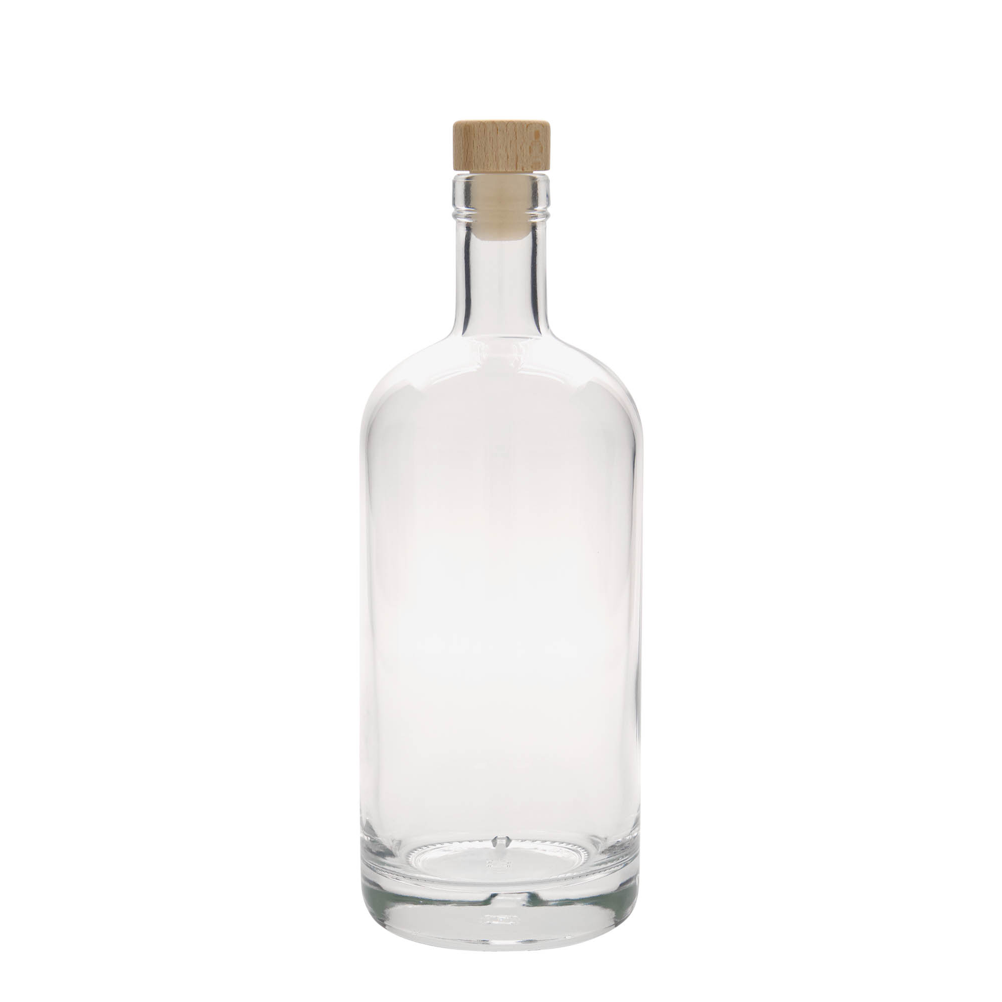 Botella de vidrio de 700 ml 'Linea Uno', boca: corcho