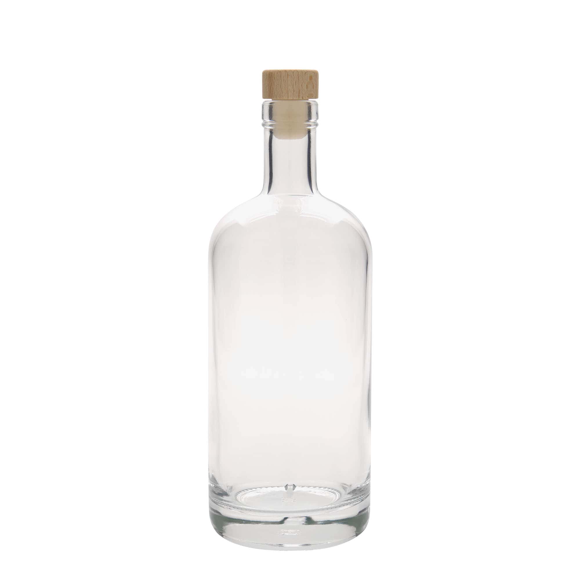 Botella de vidrio de 700 ml 'Linea Uno', boca: corcho