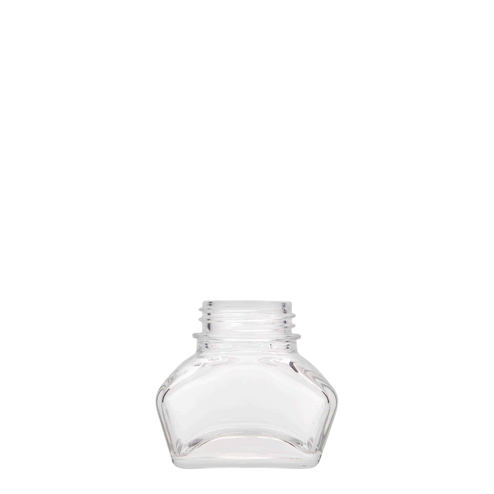 Tintero de 30 ml, rectangular, boca: tapón de rosca Tintero de 30 ml, rectangular, boca: tapón de rosca