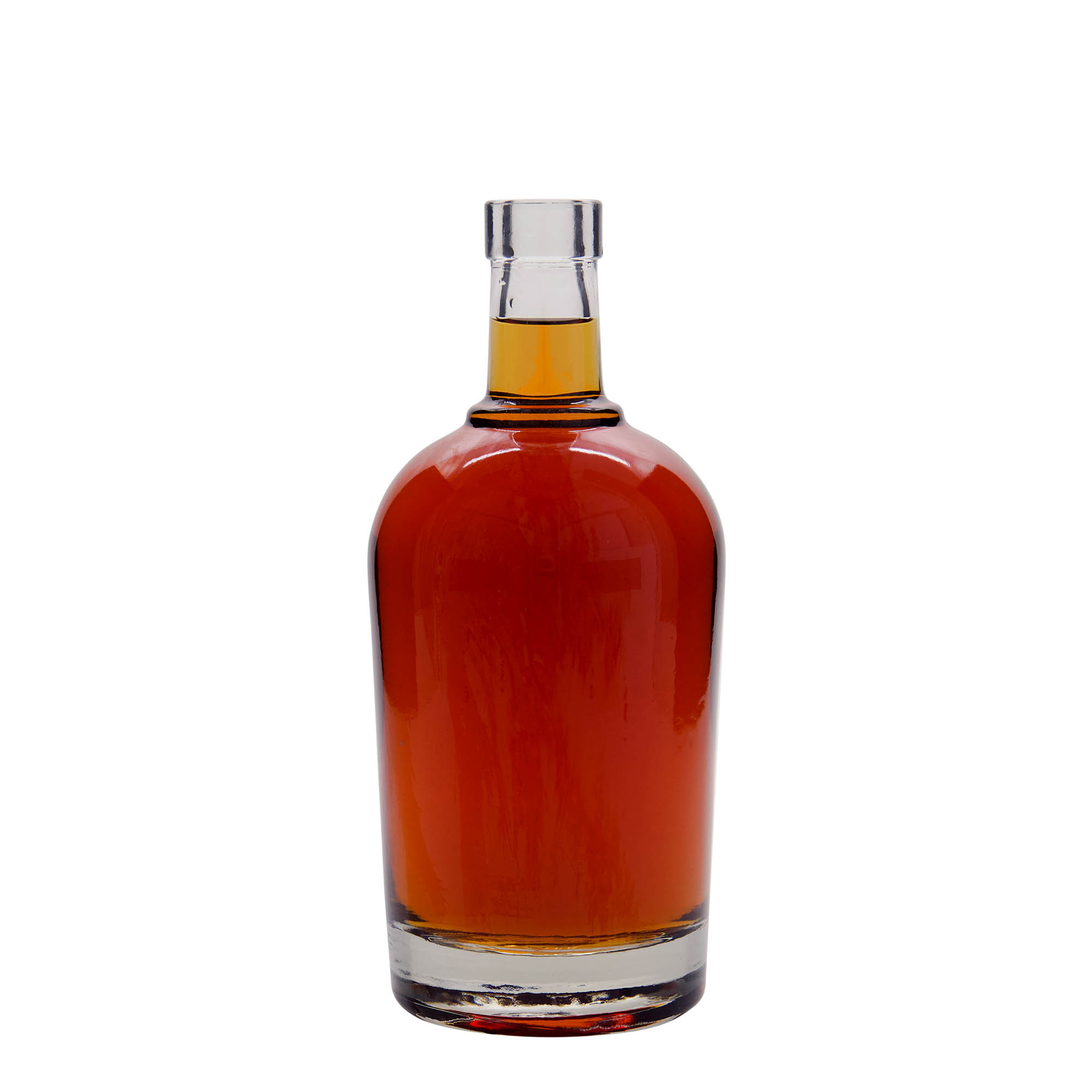 Botella de vidrio de 700 ml 'Amarillo', boca: corcho