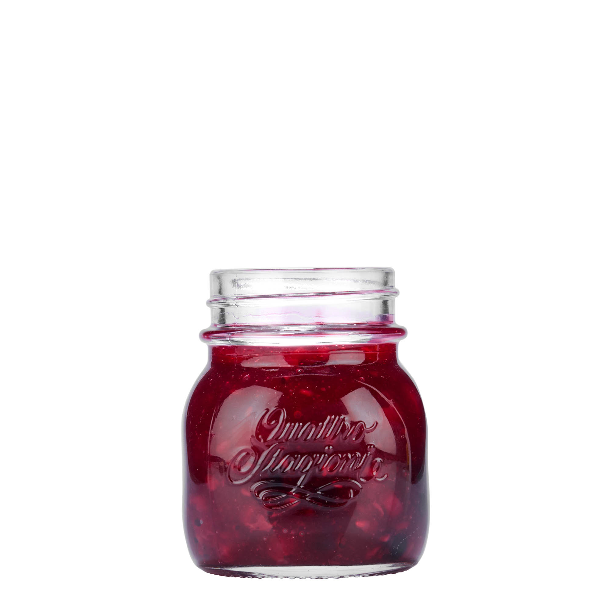150 ml vaso de cristal «Quattro Stagioni», boca: cierre de rosca