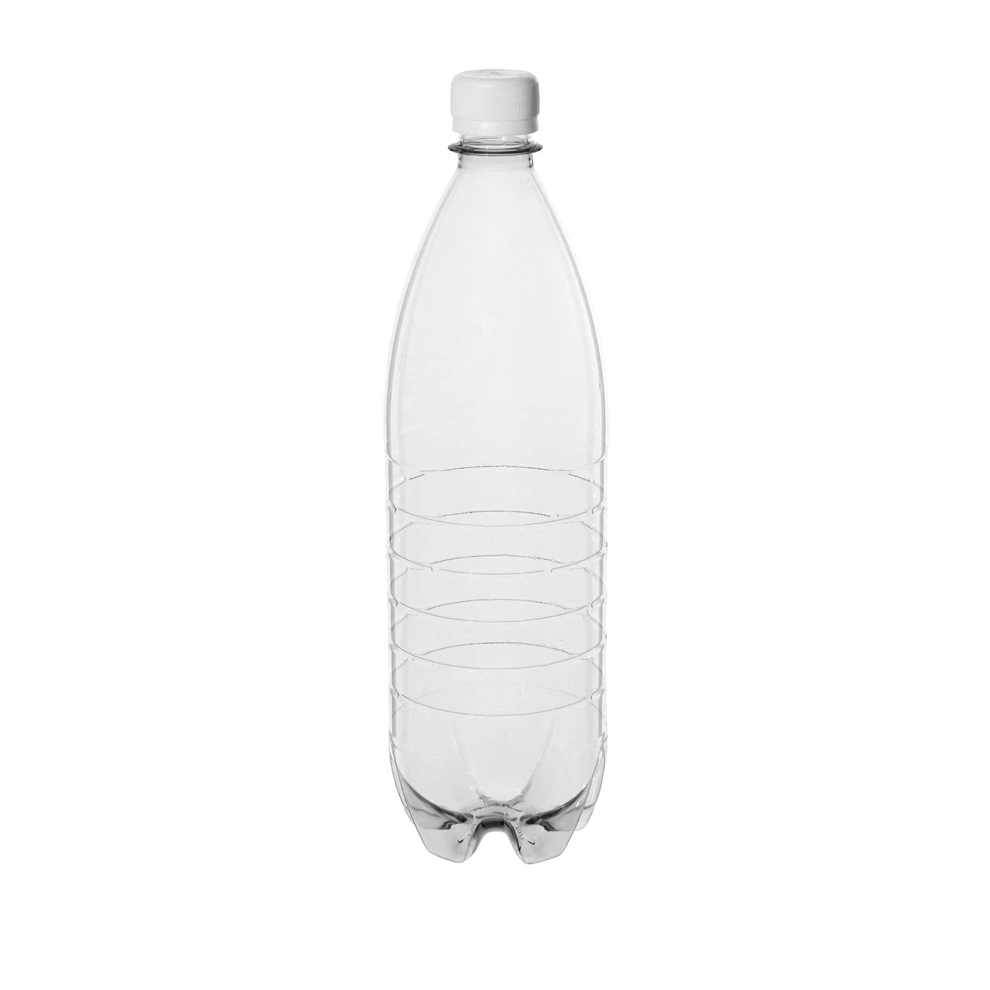 Botella universal de PET de 1000 ml, plástico, boca: PCO28