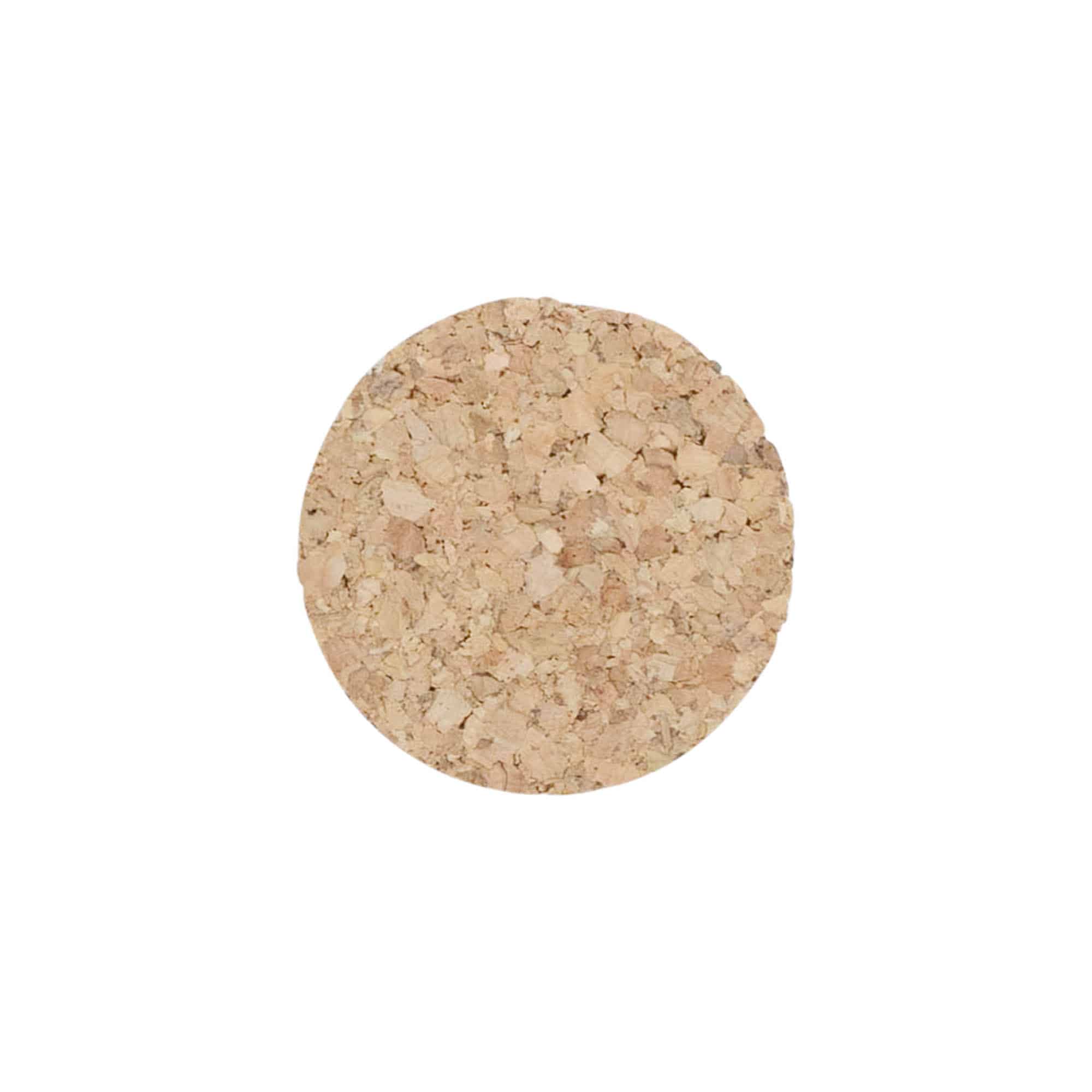 Tapón cónico 38-42 x 27, corcho prensado, beige, para boca: corcho