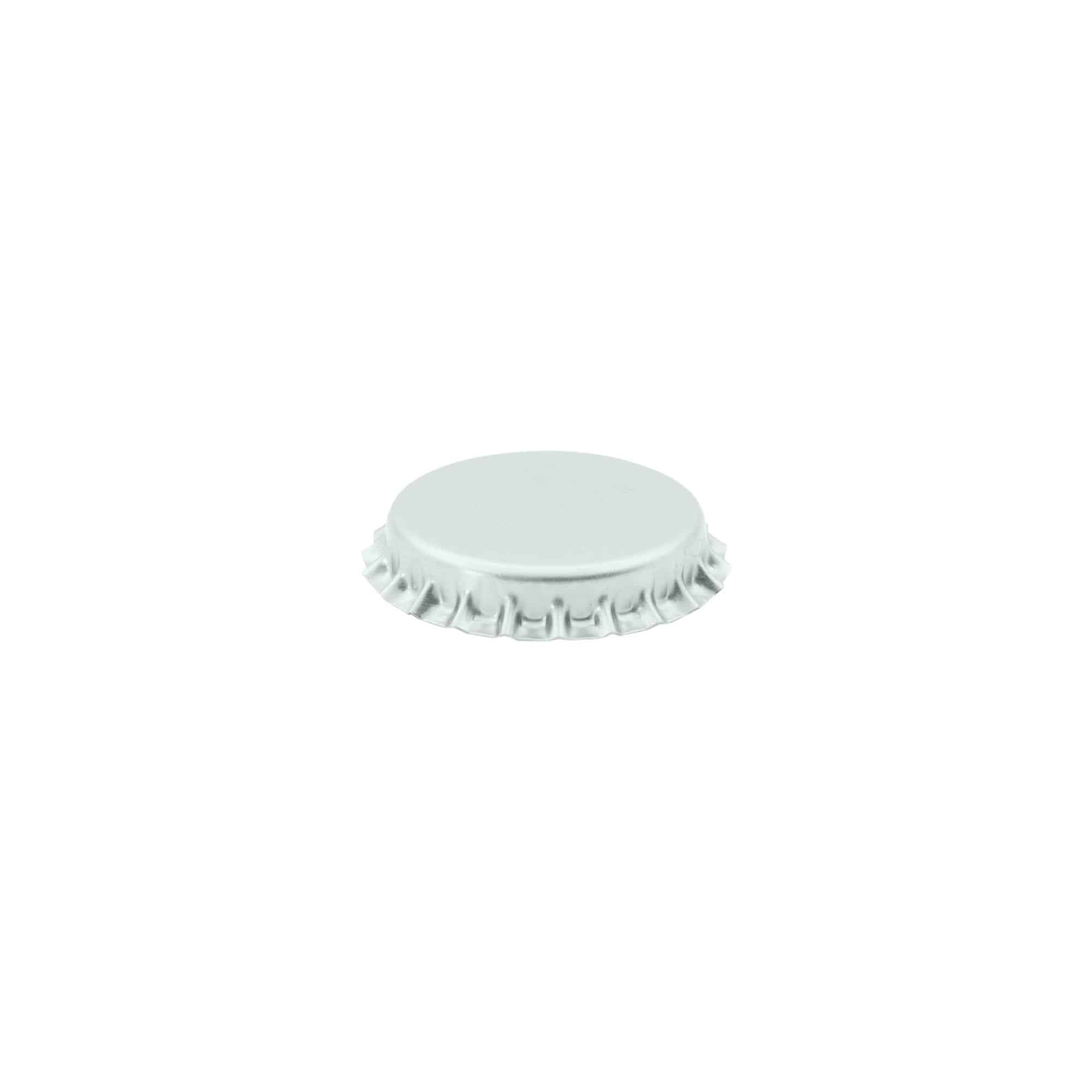 Tapones corona 29 mm, metal, plateado