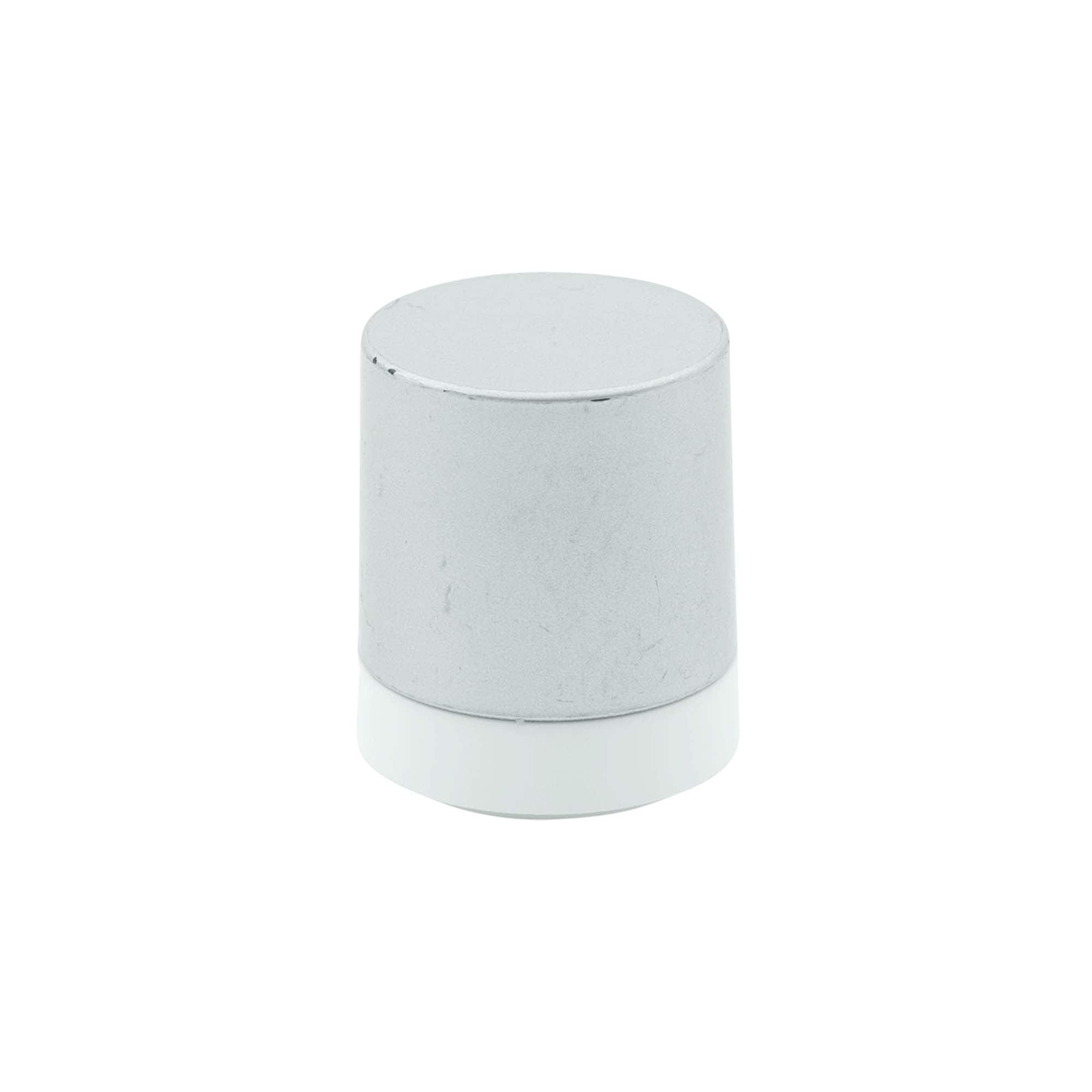 Cabezal de bomba dosificadora airless 'Micro', plástico PP, plateado