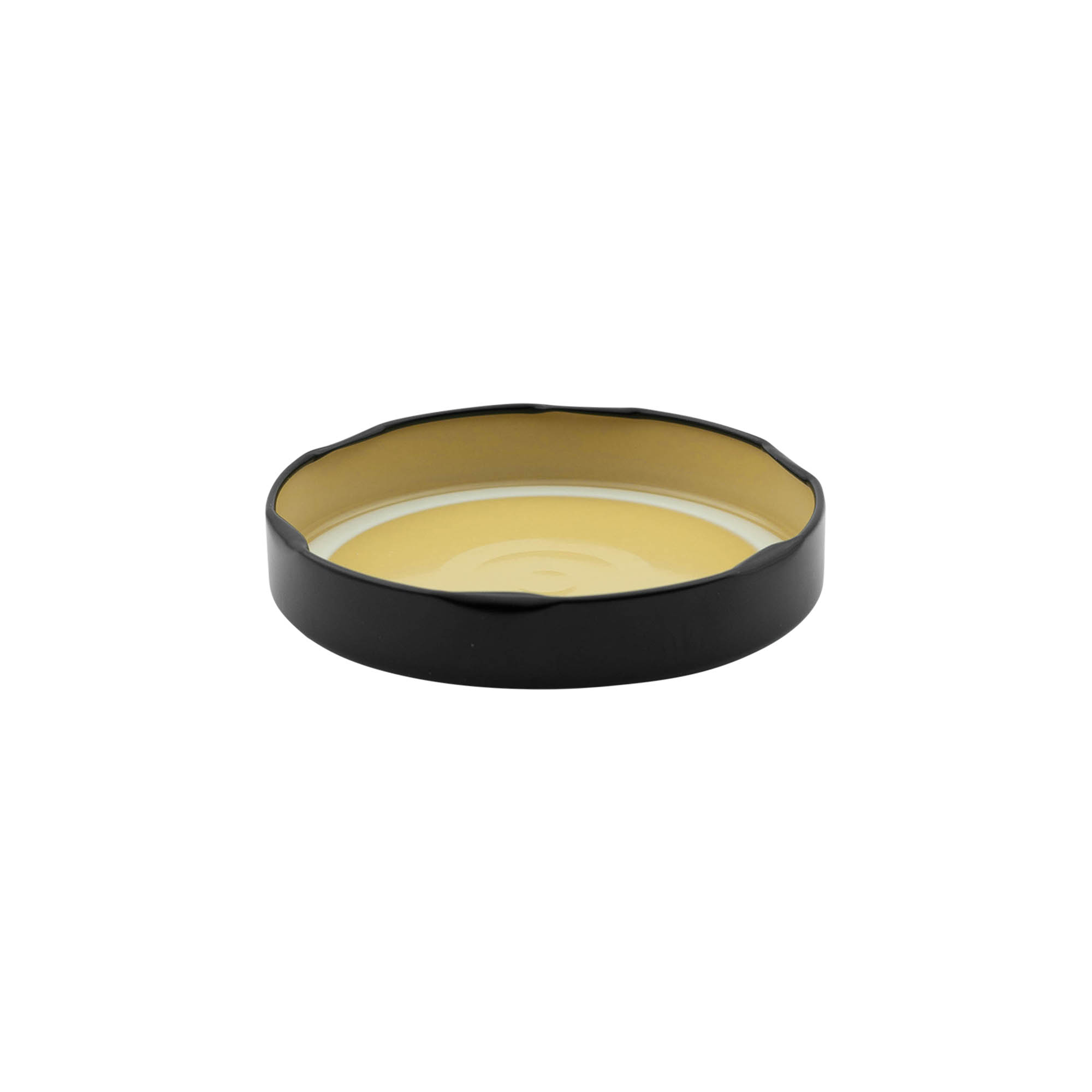 Tapa de rosca profunda, hojalata, negra, para boca: Deep-TO 82