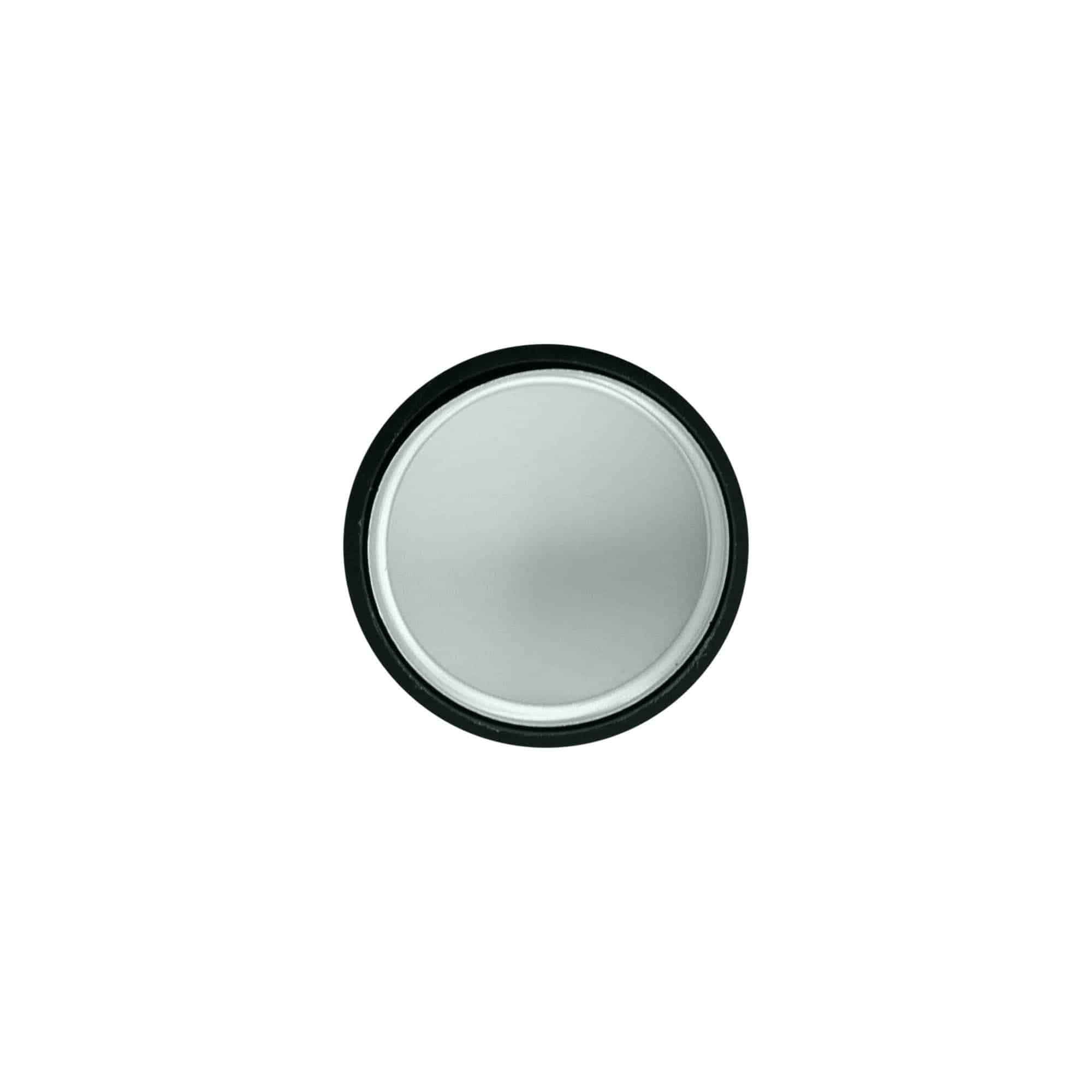 Tapón de rosca, ABS, plateado, para boca: GPI 28/400