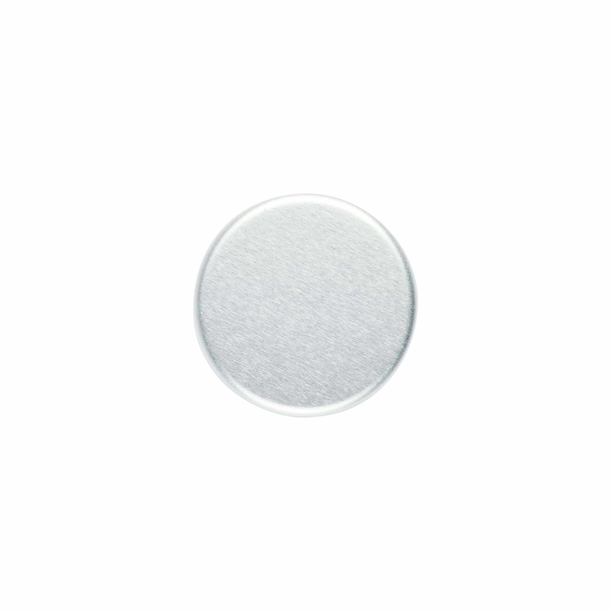 Tapón de rosca, metal, plateado, para boca: GPI 28/400
