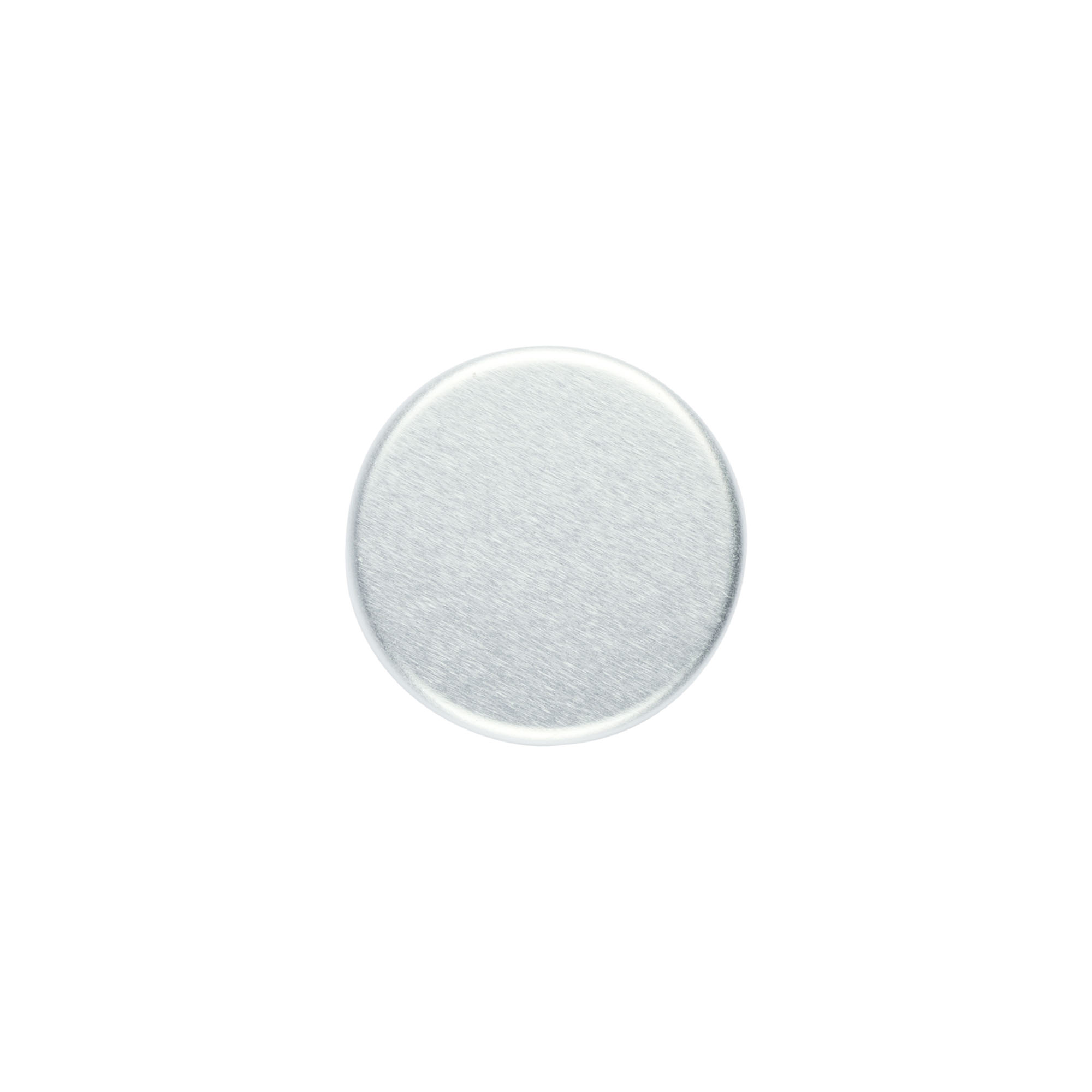 Tapa roscada, metal, plateada, para boca: GPI 28/400