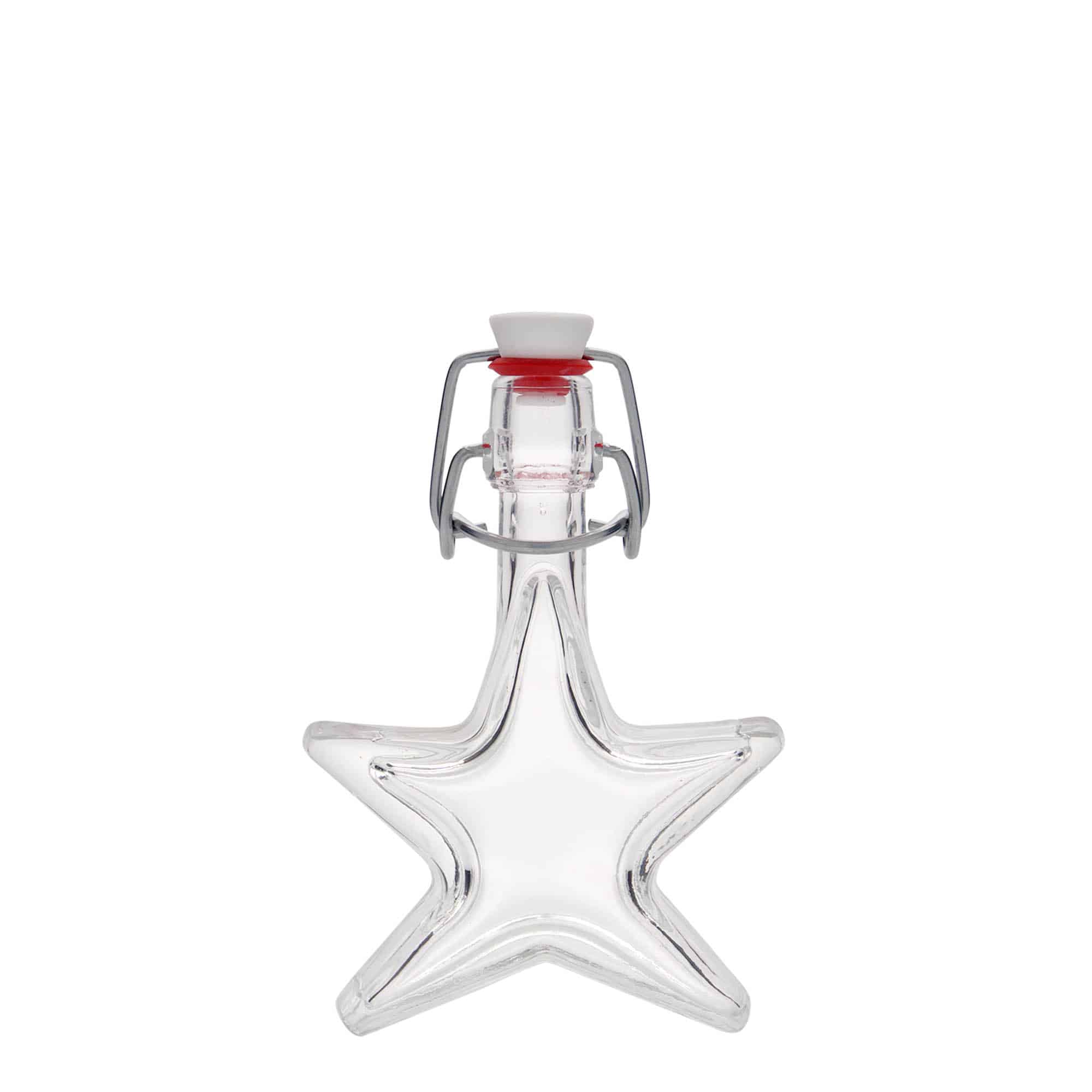 Botella de vidrio 'Estrella' de 40 ml, boca: tapón mecánico