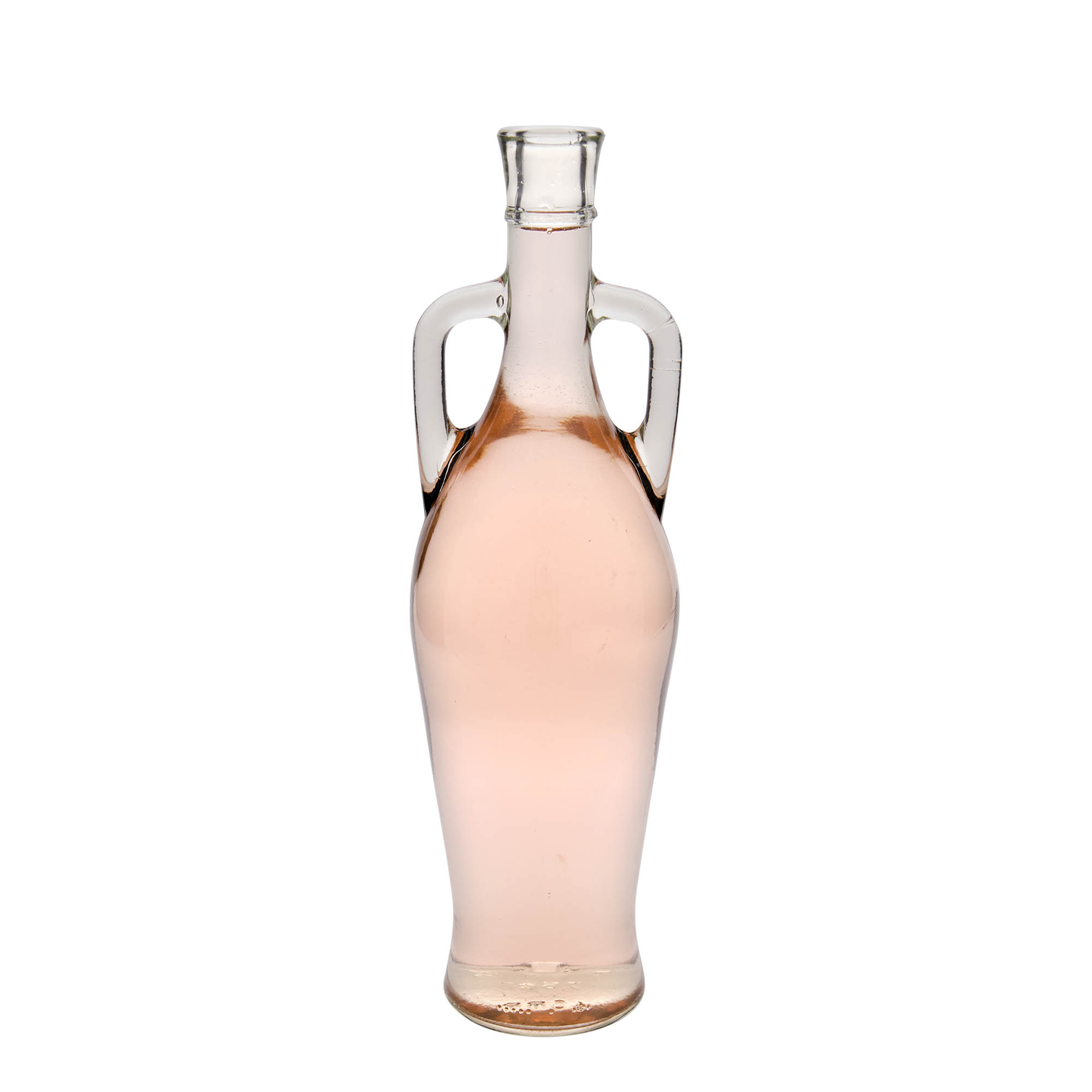 Botella de vidrio de 750 ml 'Ámfora', boca: corcho
