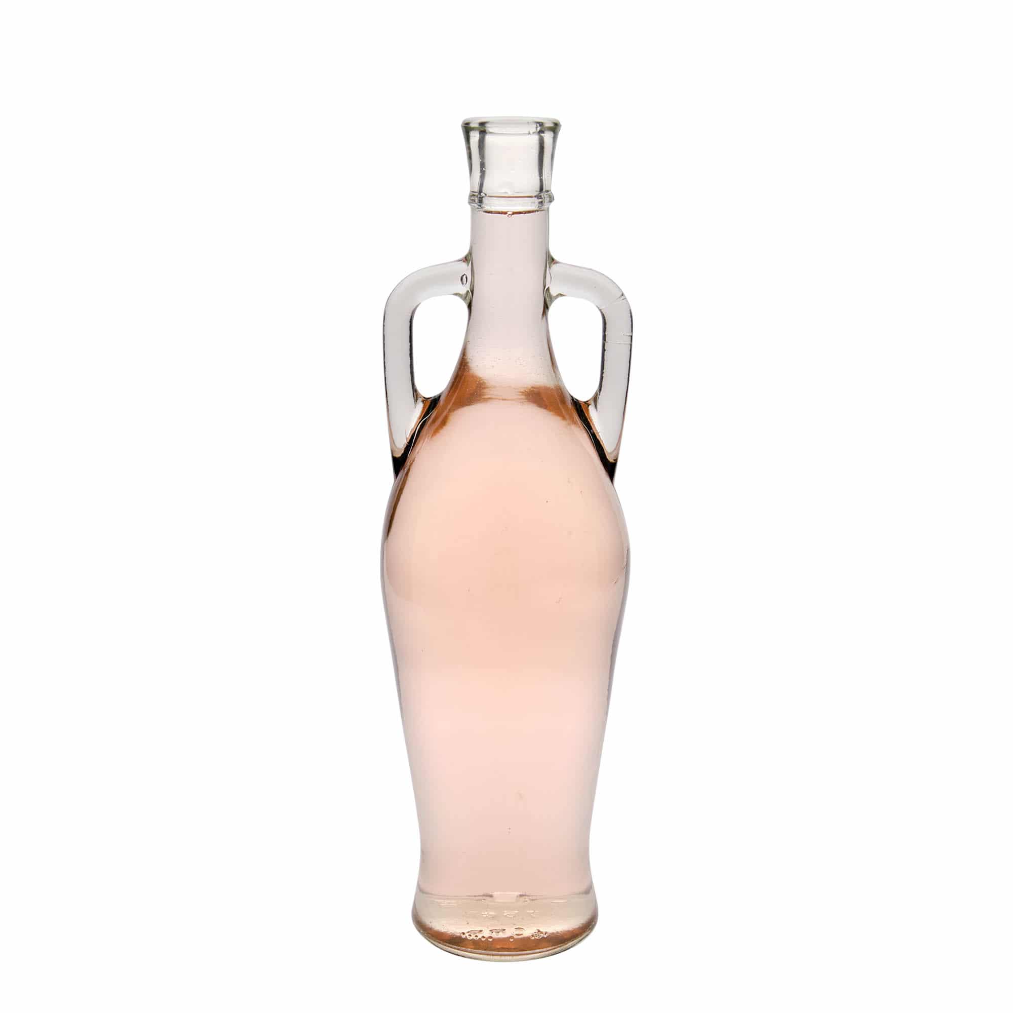 Botella de vidrio de 750 ml 'Ámfora', boca: corcho