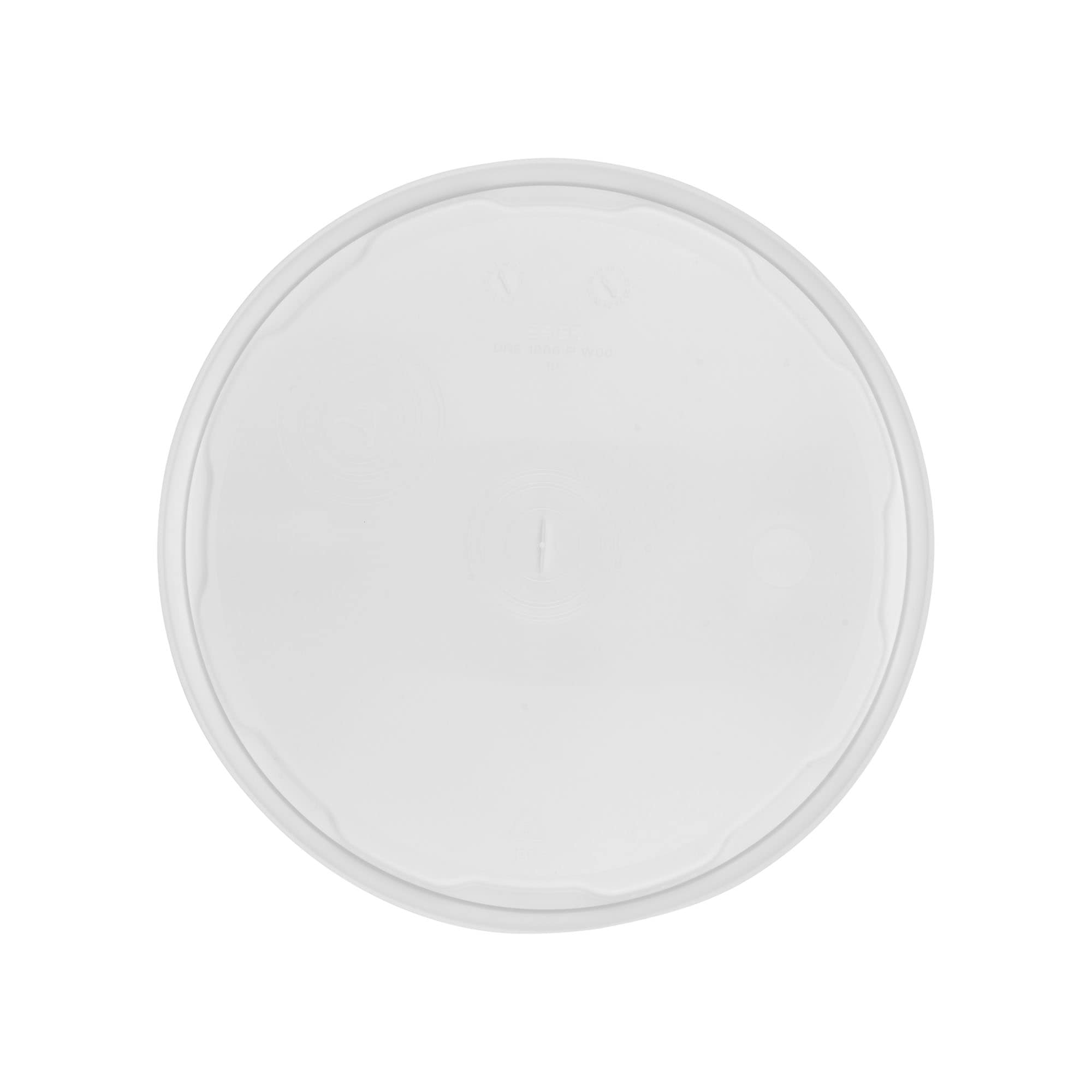 Tapa para cubo de 10 l, plástico de PP, blanco