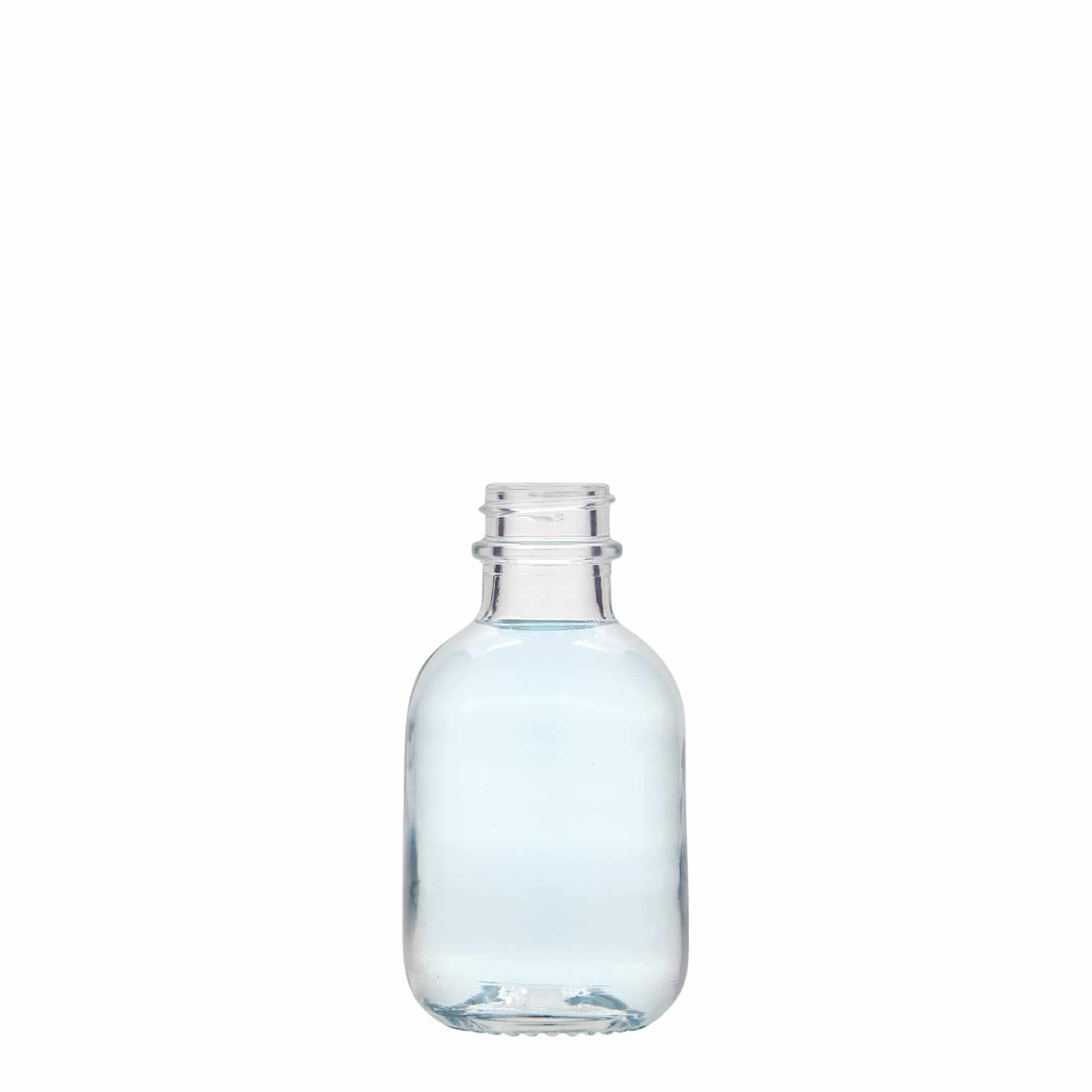 Botella de vidrio 'Lotto' de 50 ml, boca: GPI 22