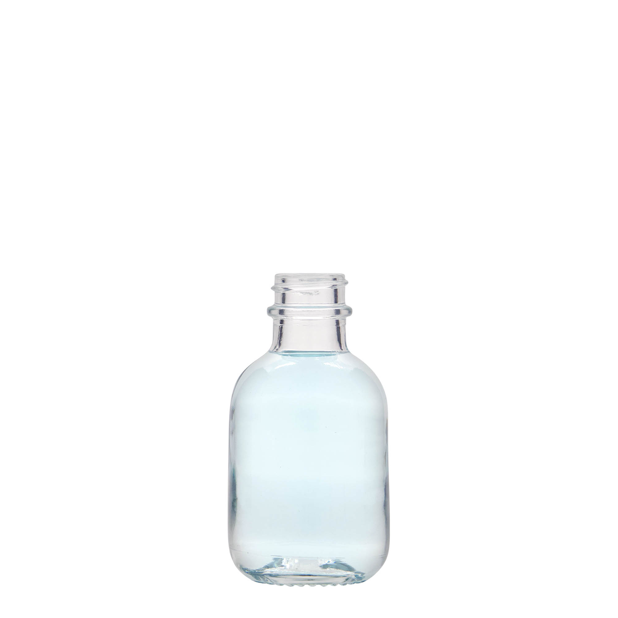 Botella de vidrio de 50 ml 'Lotto', boca: GPI 22 Botella de vidrio de 50 ml 'Lotto', boca: GPI 22