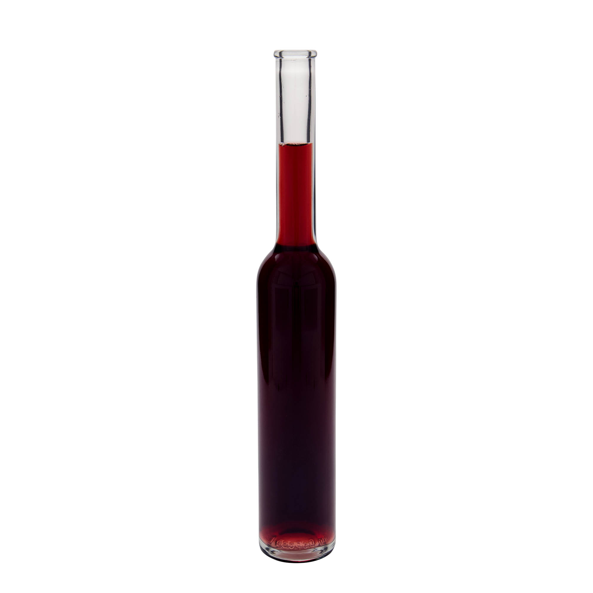 Botella de vidrio 'Platina' de 350 ml, boca: corcho