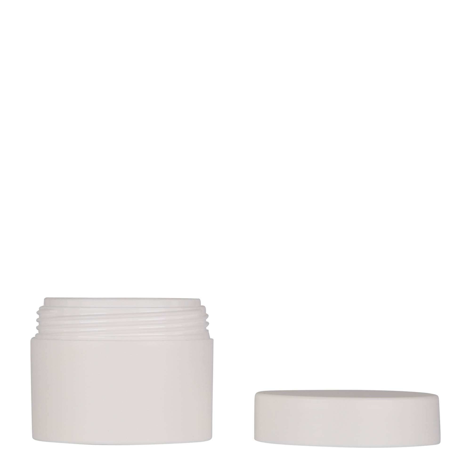 50 ml bote de plástico 'Antonella', PP, blanco, boca: cierre de rosca 50 ml bote de plástico 'Antonella', PP, blanco, boca: cierre de rosca