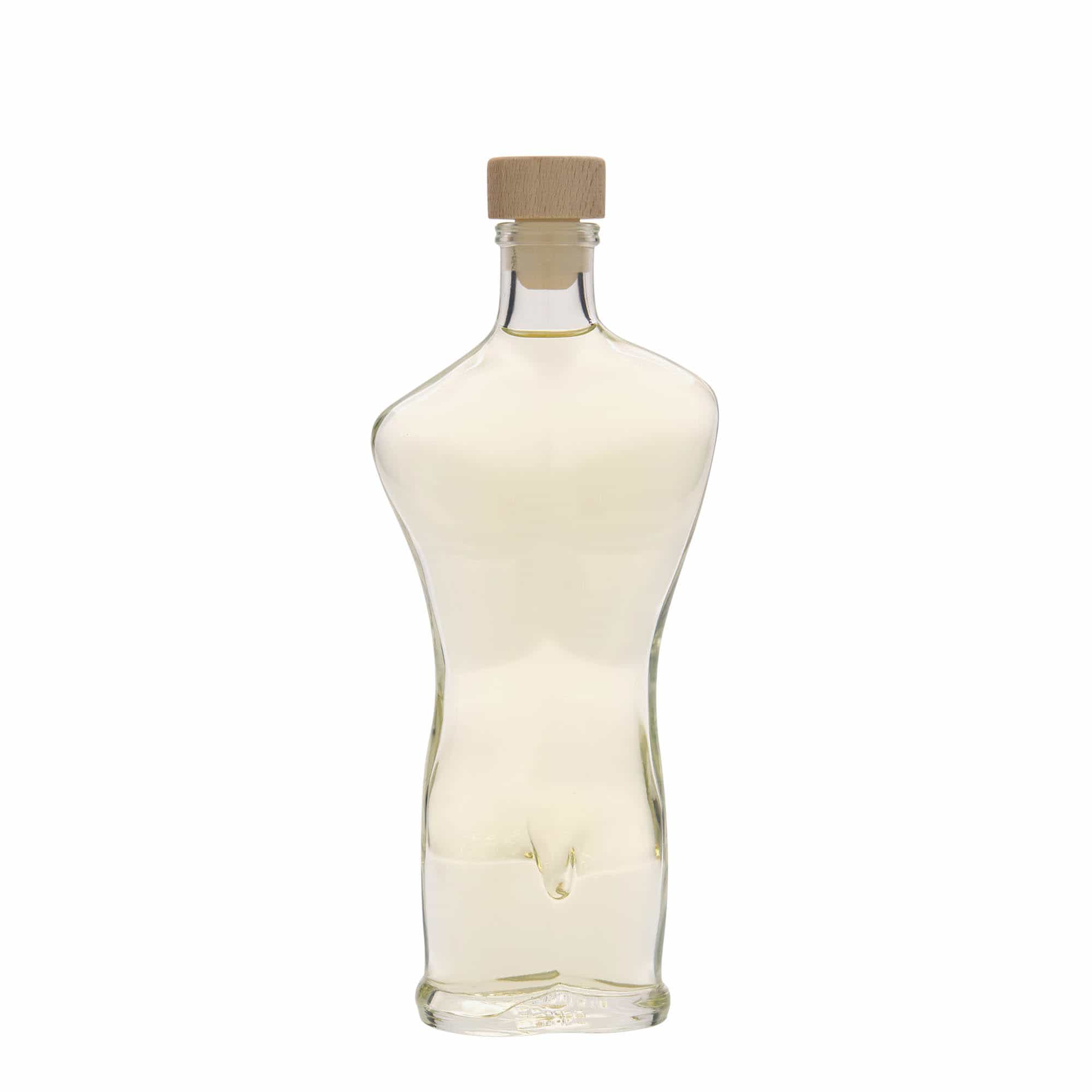 Botella de vidrio de 200 ml «Adam», boca: corcho