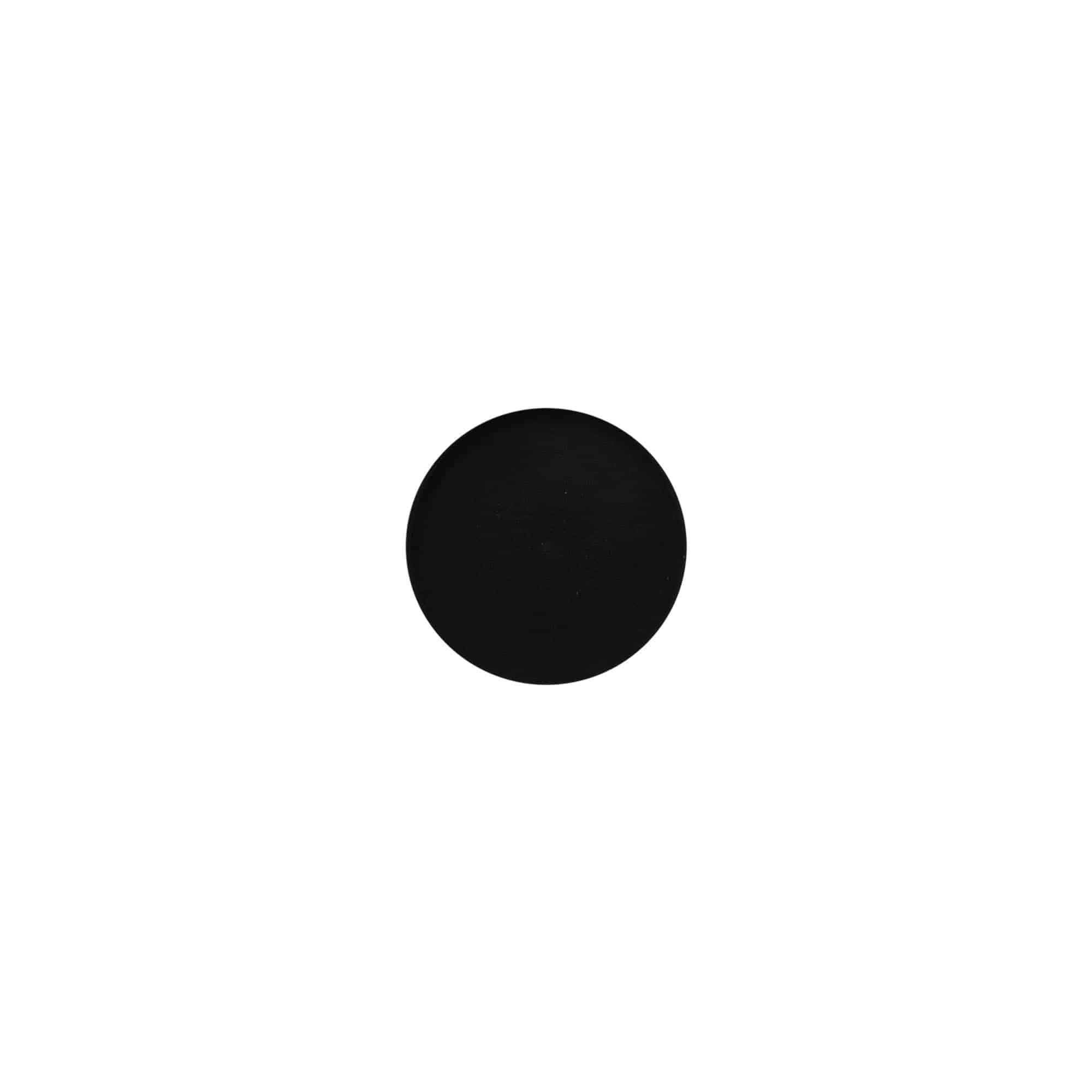 Tapa roscada para 5 ml 'Antonella', plástico PP, negro